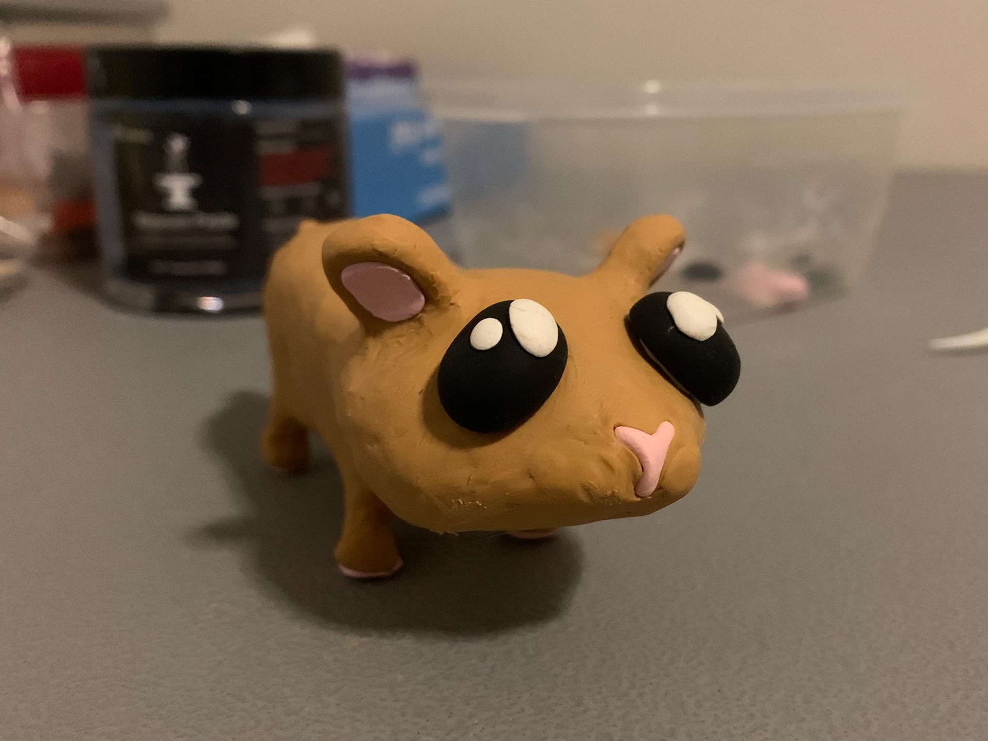 Clay added to skeleton