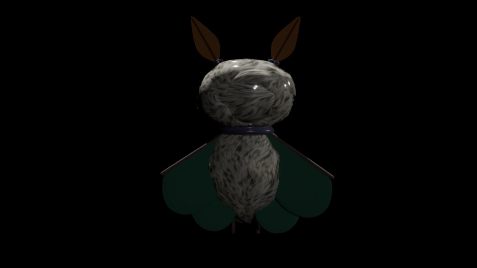 Model Render: back
