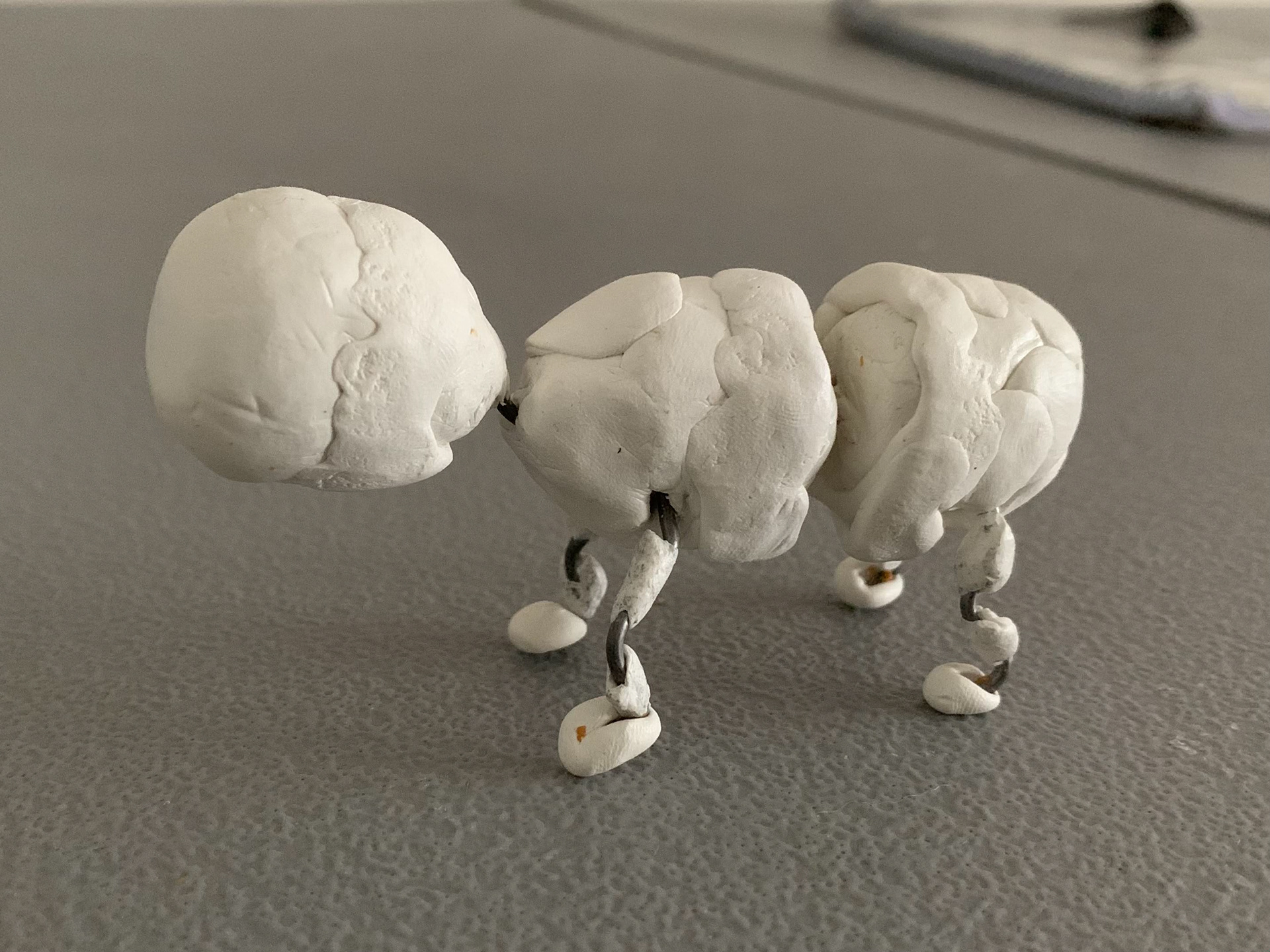 Wire and epoxy armature