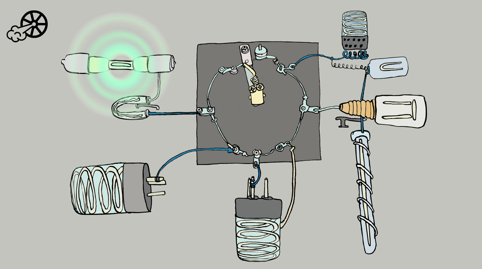 Interaktywna animacja o miejscach ze Szlaku Zabytków Techniki