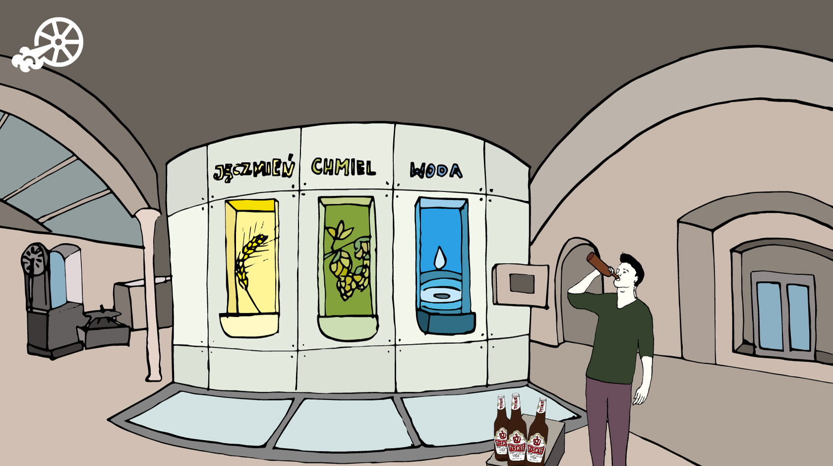 Interaktywna animacja o miejscach ze Szlaku Zabytków Techniki