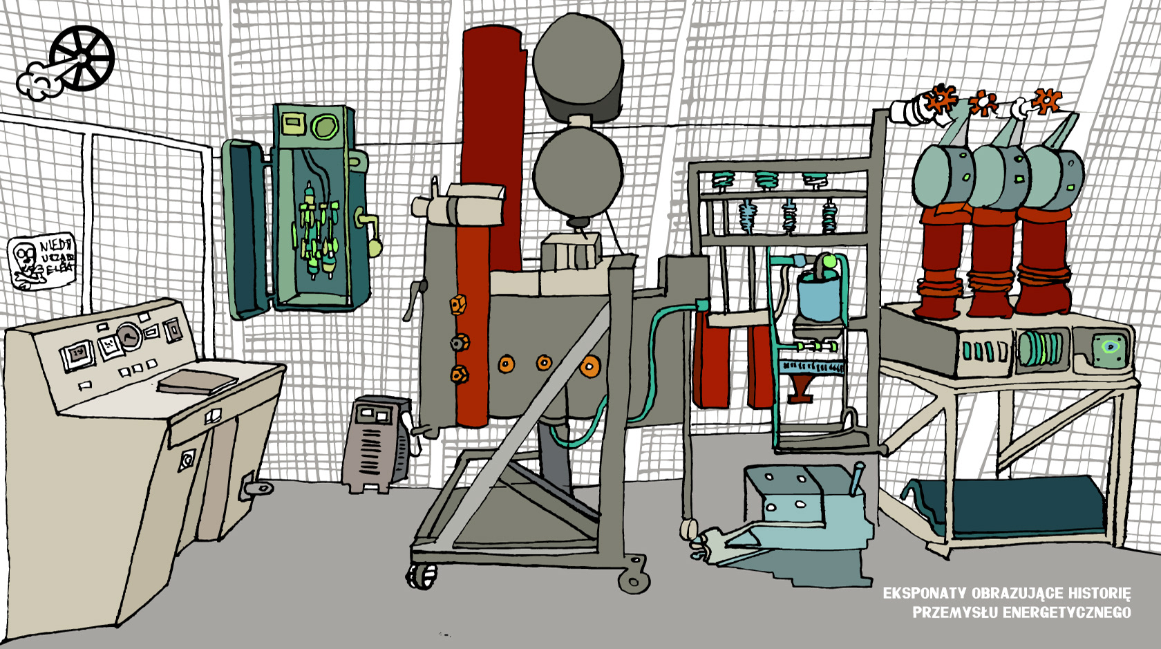 Interaktywna animacja o miejscach ze Szlaku Zabytków Techniki