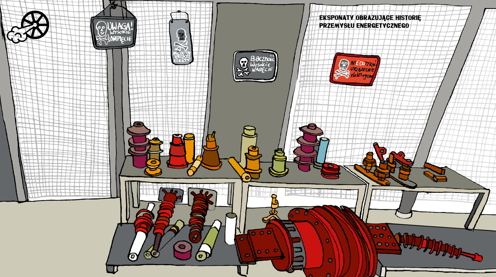 Interaktywna animacja o miejscach ze Szlaku Zabytków Techniki