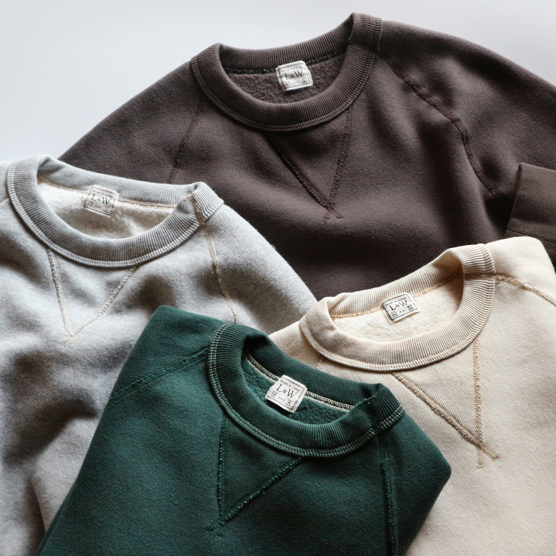LCS1008 - SUPER FLUFFY KNIT RAGLAN V-GUSSET CREWNECK