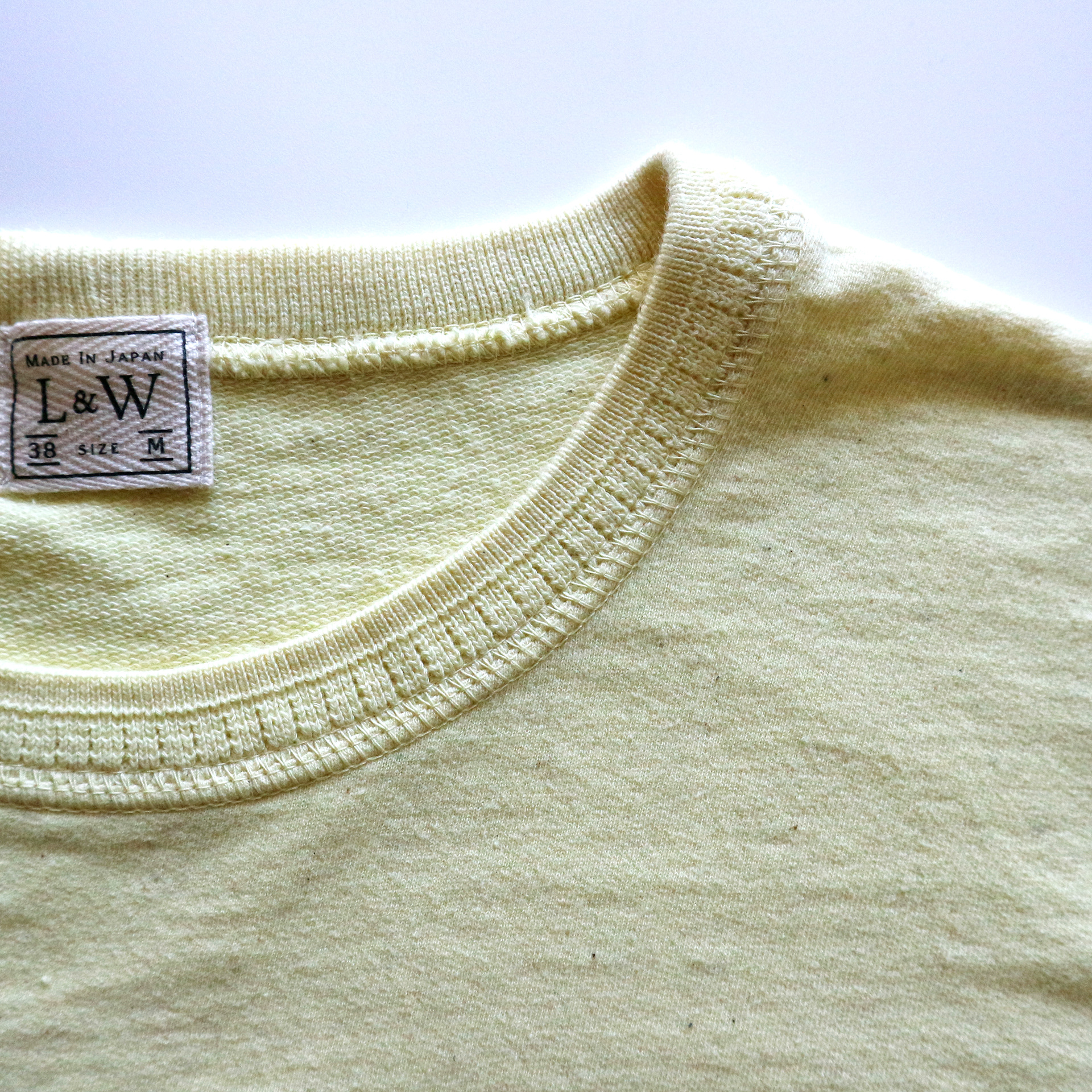 LRC1110 - RECYCLED COTTON HIGH GAUGE PILE S/S CREWNECK