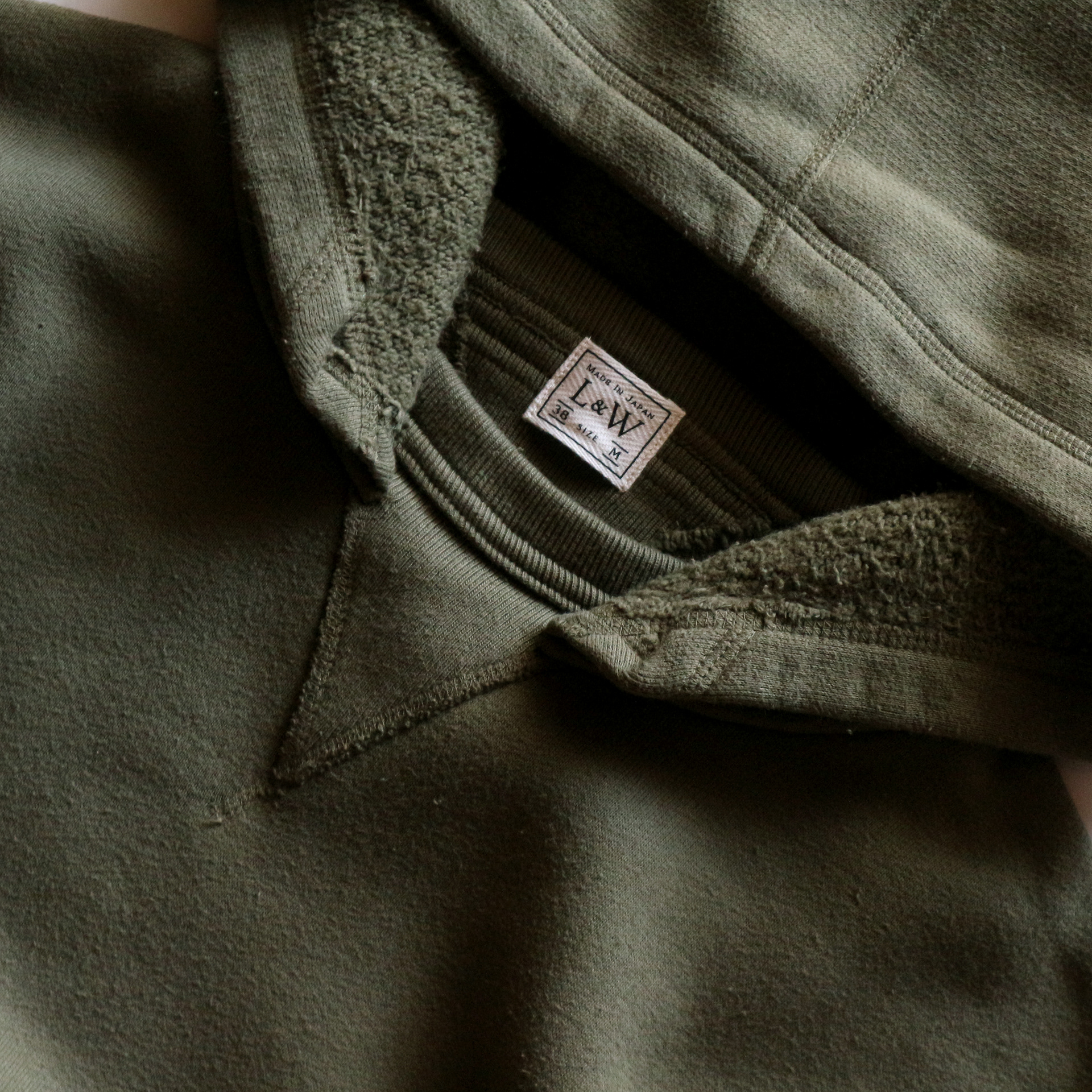 ODLW023 - OD+LW "ZAKUROZOME" NATURAL POMEGRANATE DYED AFTER HOOD SWEATSHIRT