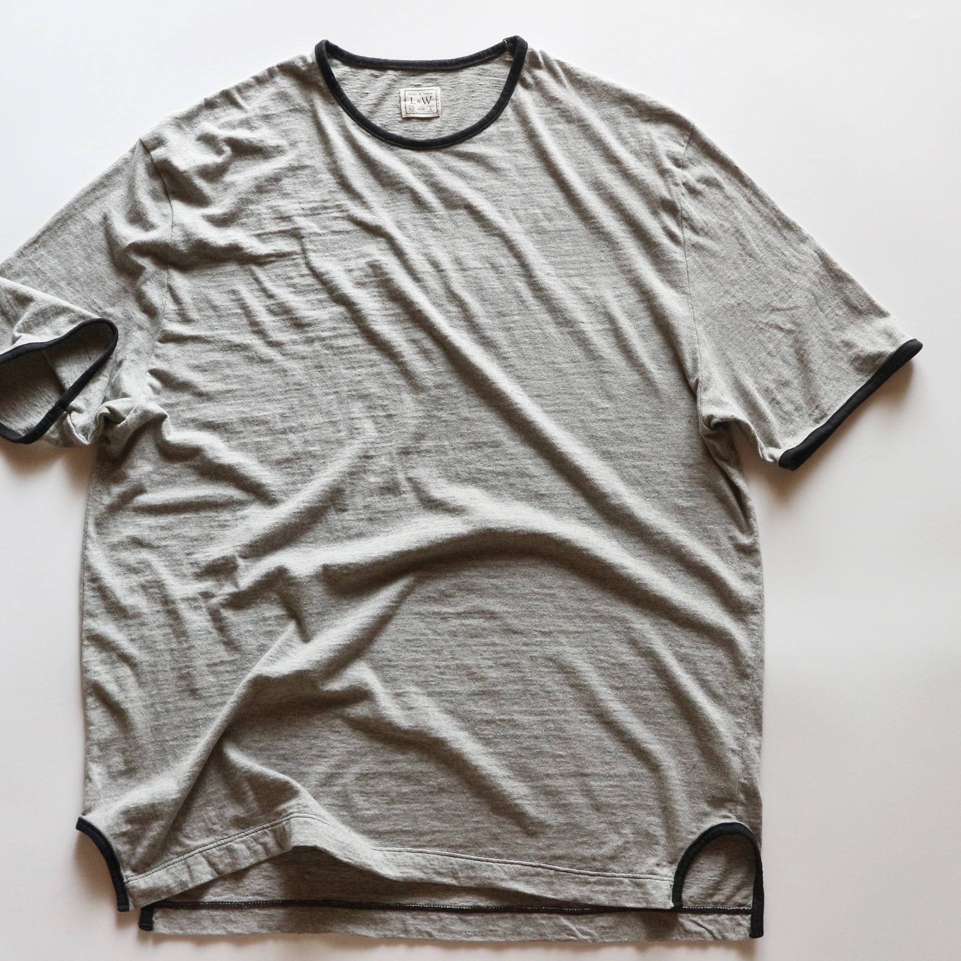 LRC1119 - SUPIMA COTTON EDGE PIPING CLASSIC CREW