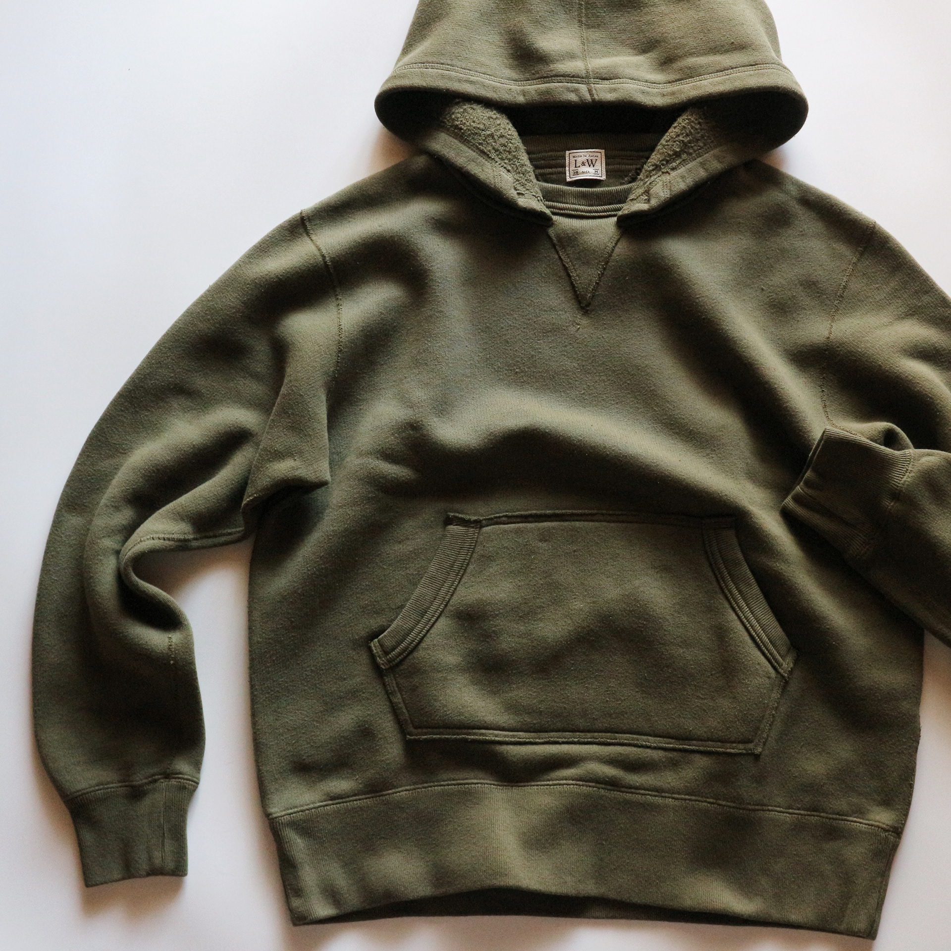 ODLW023 - OD+LW "ZAKUROZOME" NATURAL POMEGRANATE DYED AFTER HOOD SWEATSHIRT