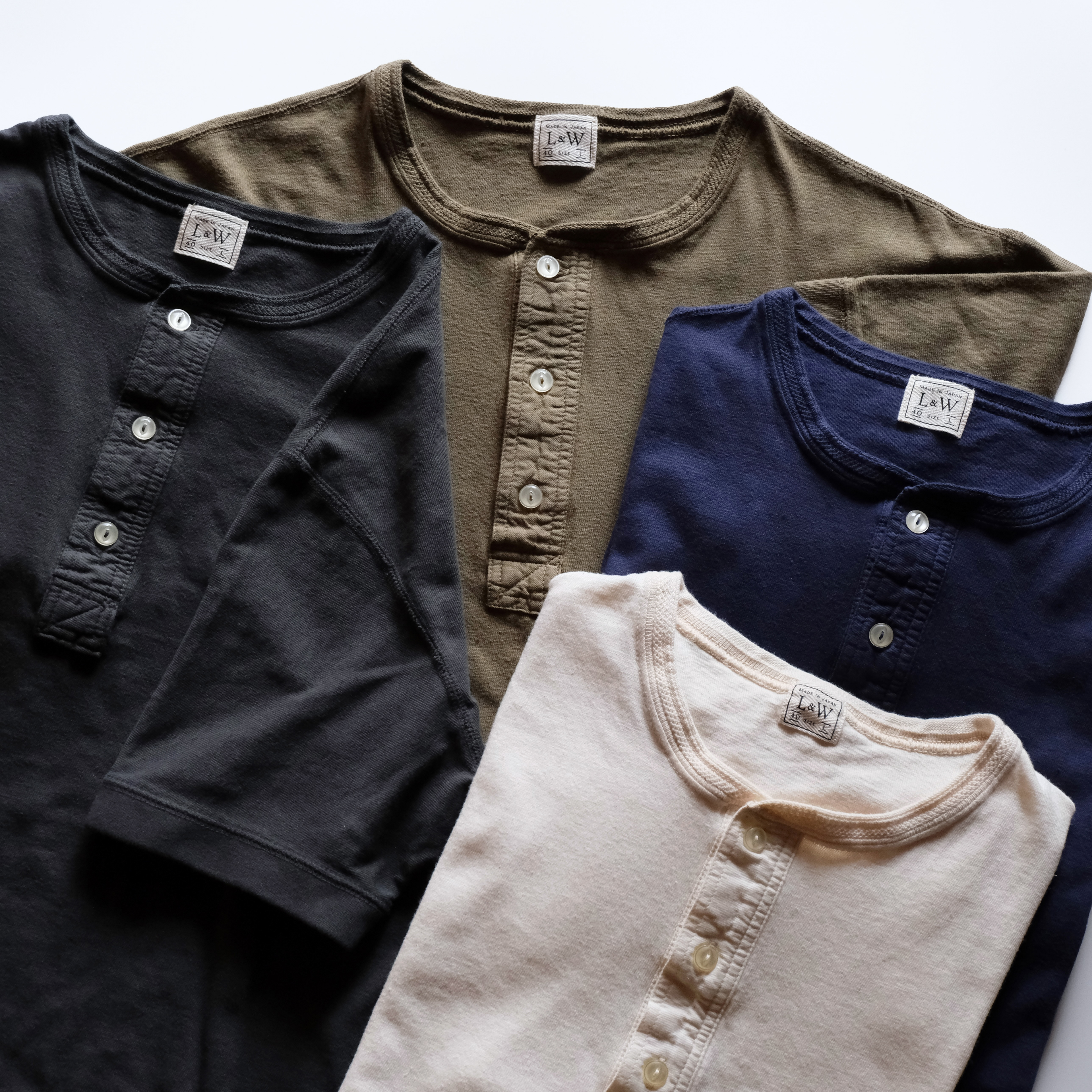 LRH1042 - LOOPWHEELED CLASSIC HENLEY