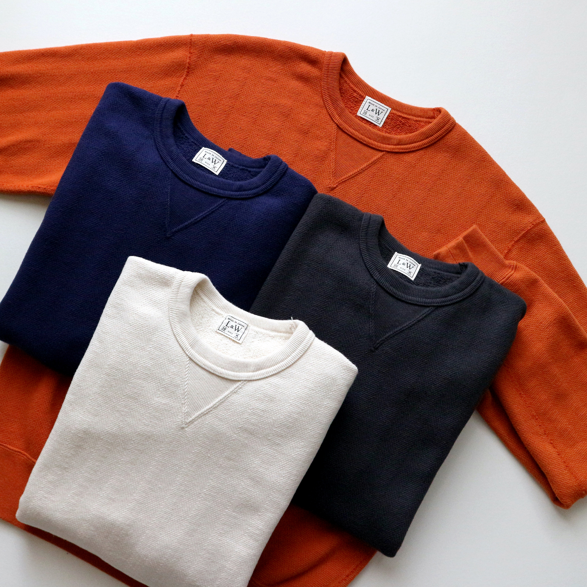 LRC1068 - VINTAGE JACQUARD KNIT V-GUSSET SWEATSHIRT