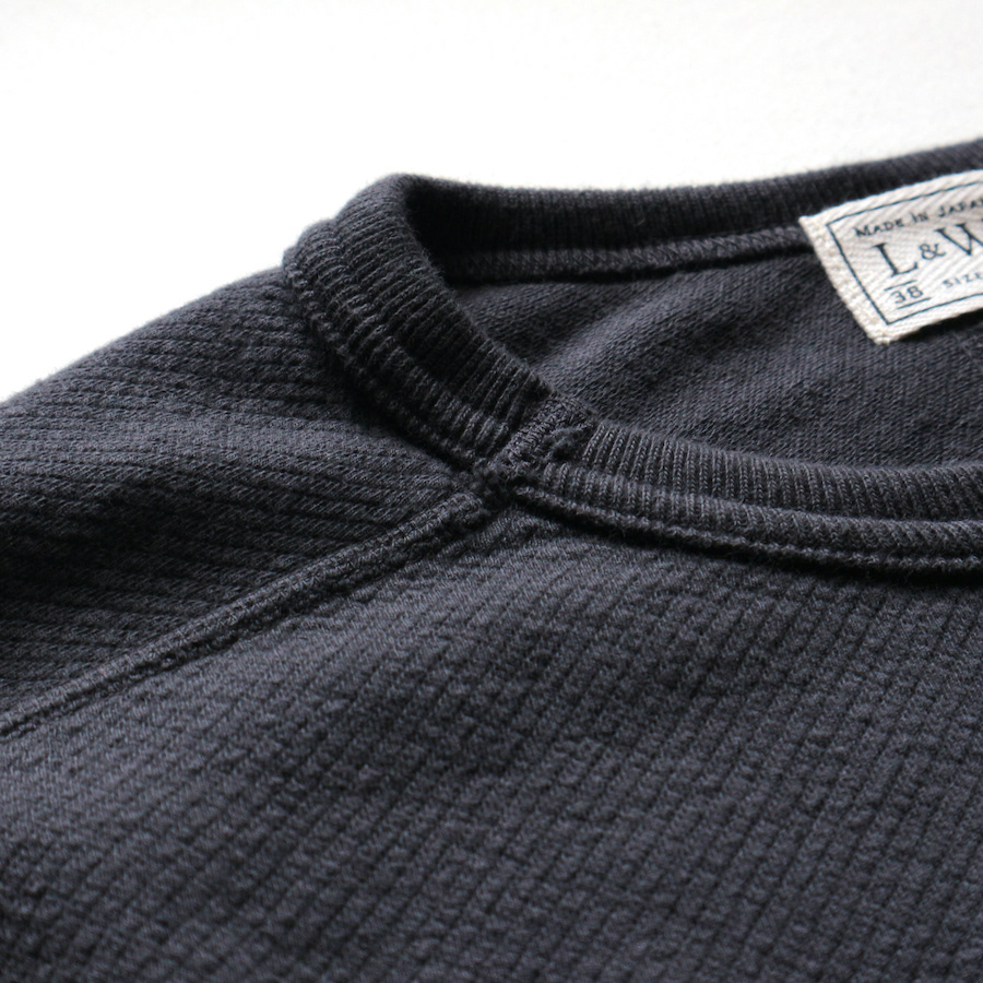 LRC1070 - TWILL FACE KNIT Q/S CREWNECK