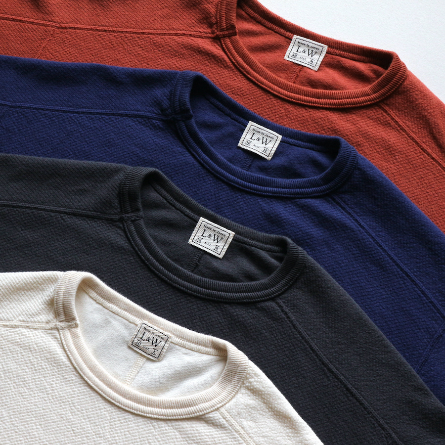 LRC1070 - TWILL FACE KNIT Q/S CREWNECK