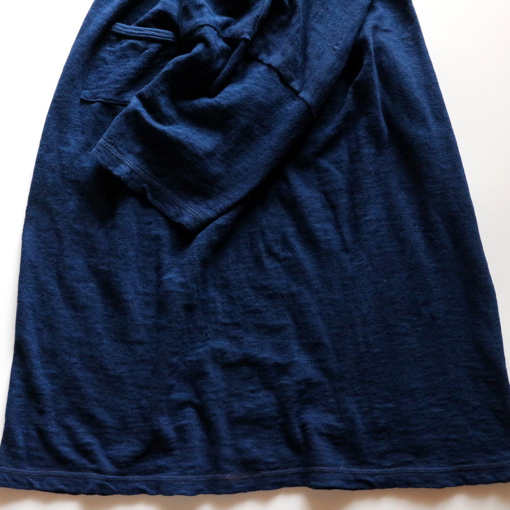 ODLW021 - OD+LW SUPER SLUB INDIGO DYED POCKET TEE