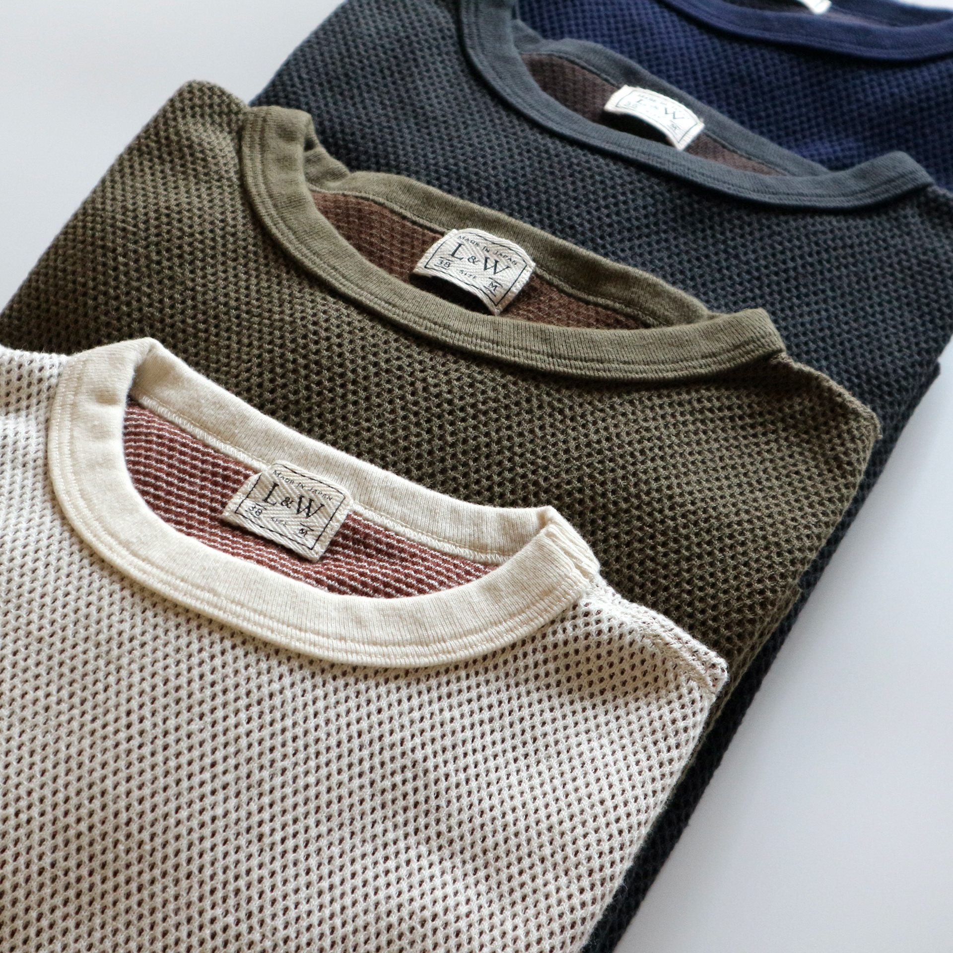 LRC1101 - DOUBLE FACE HEX HONEYCOMB CREWNECK THERMAL