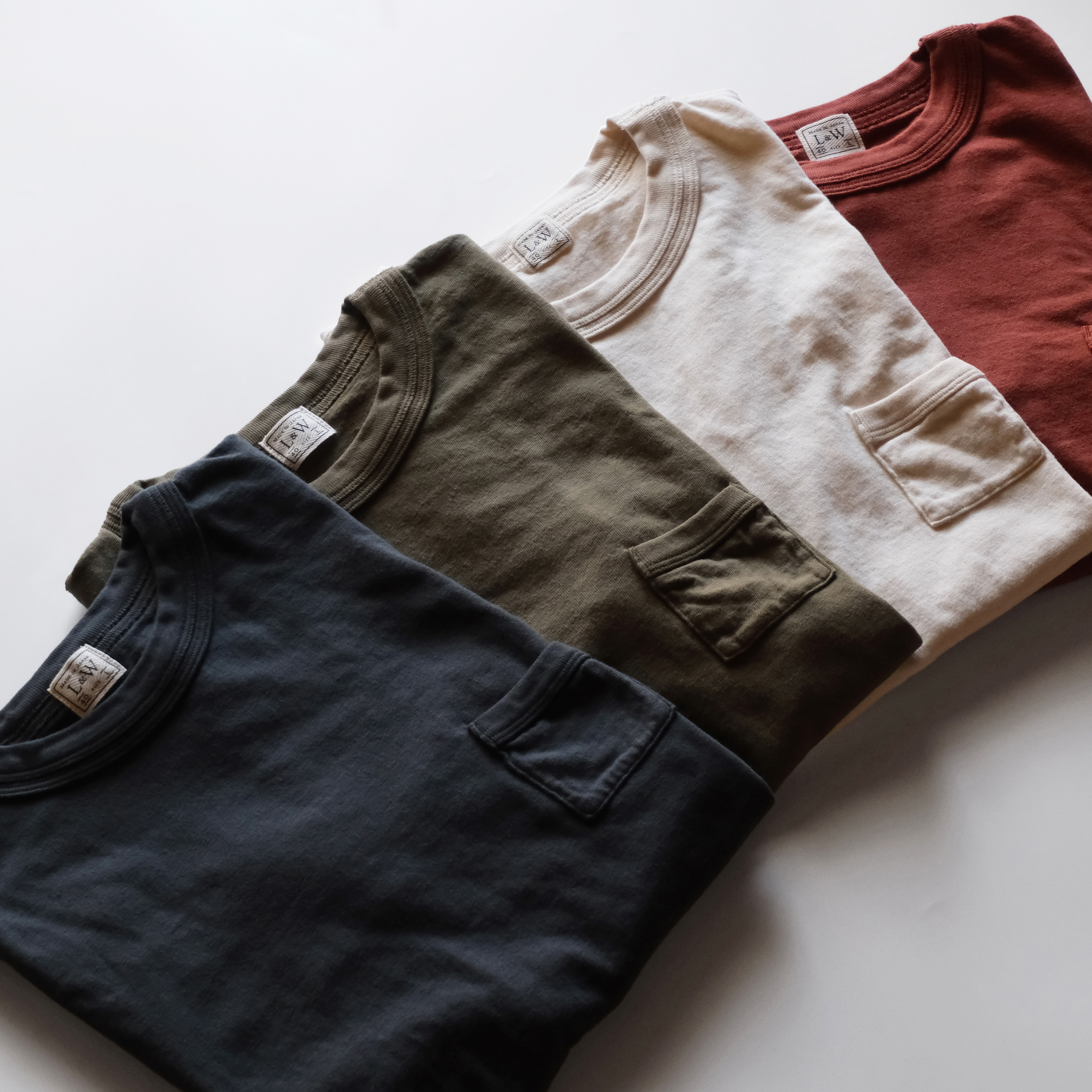 LRC1126 - LOOPWHEELED DOUBLE BINDER POCKET CREW