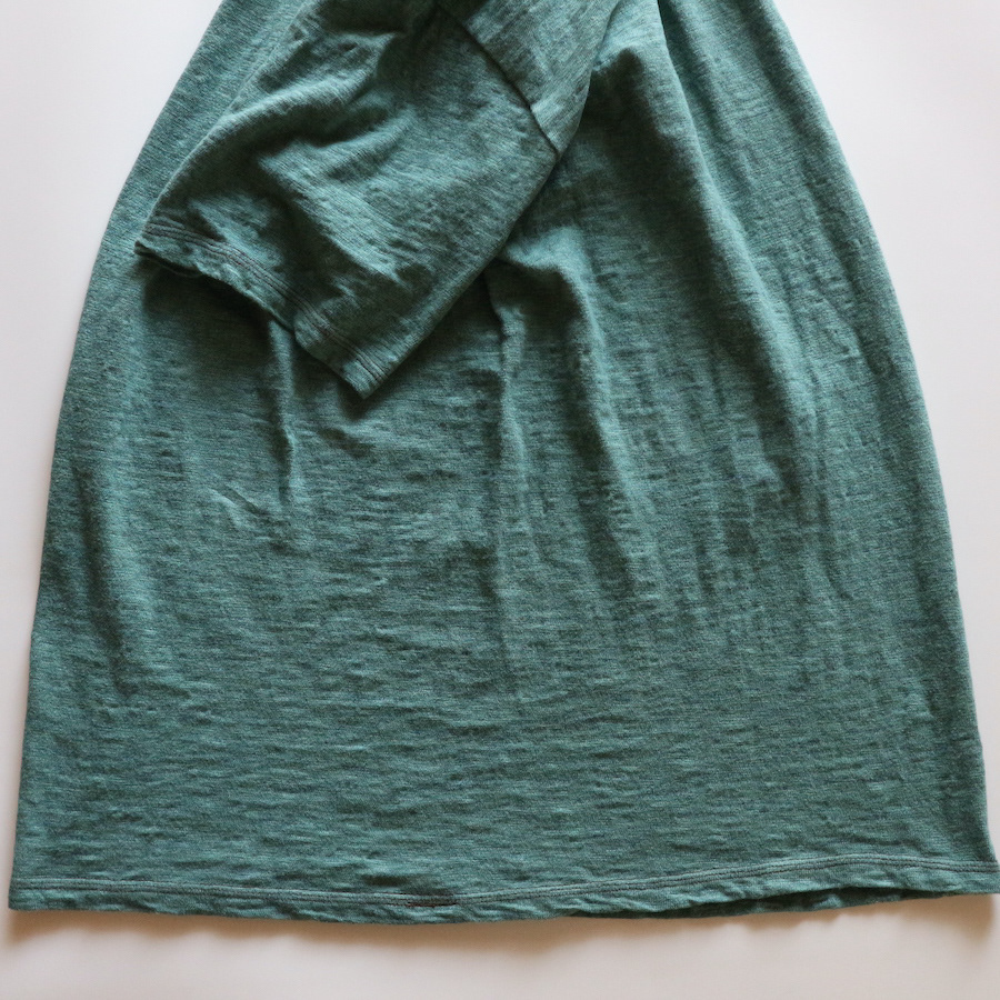 LRC1113 - SUPER SLUB TUBE KNIT DOUBLE BINDER CREWNECK