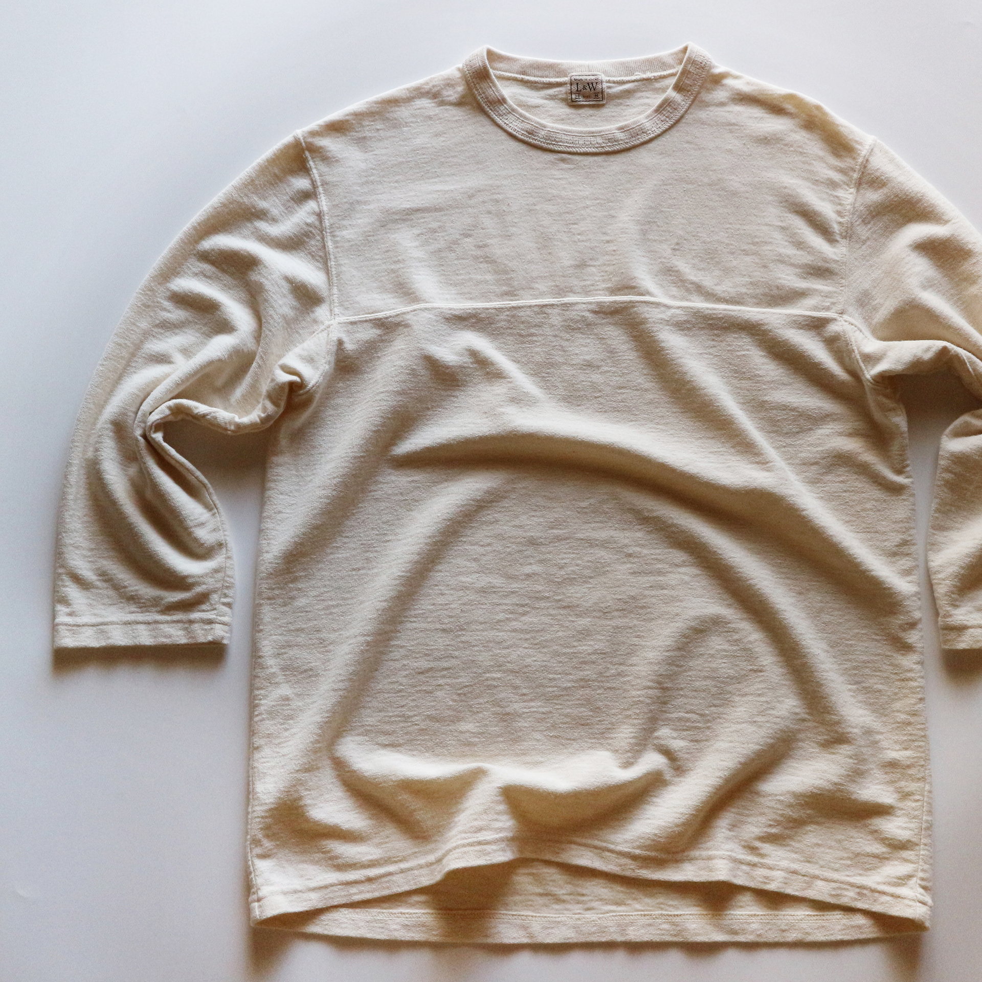 LRC1109 - RECYCLED COTTON HIGH GAUGE PILE Q/S CREWNECK