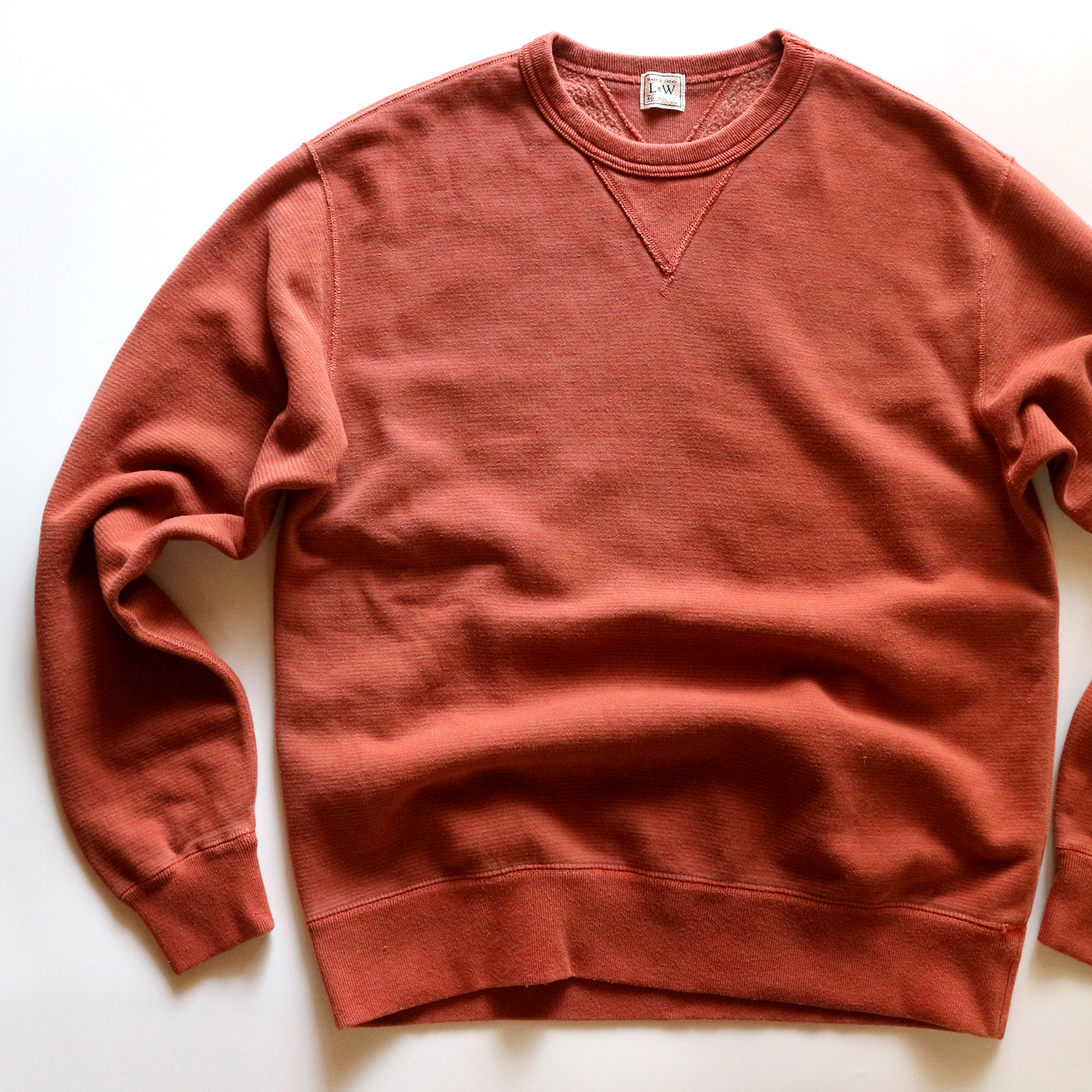 ODLW018 - BENGALA SZ VINTAGE PINBORDER KNIT DOUBLE V SWEATSHIRT