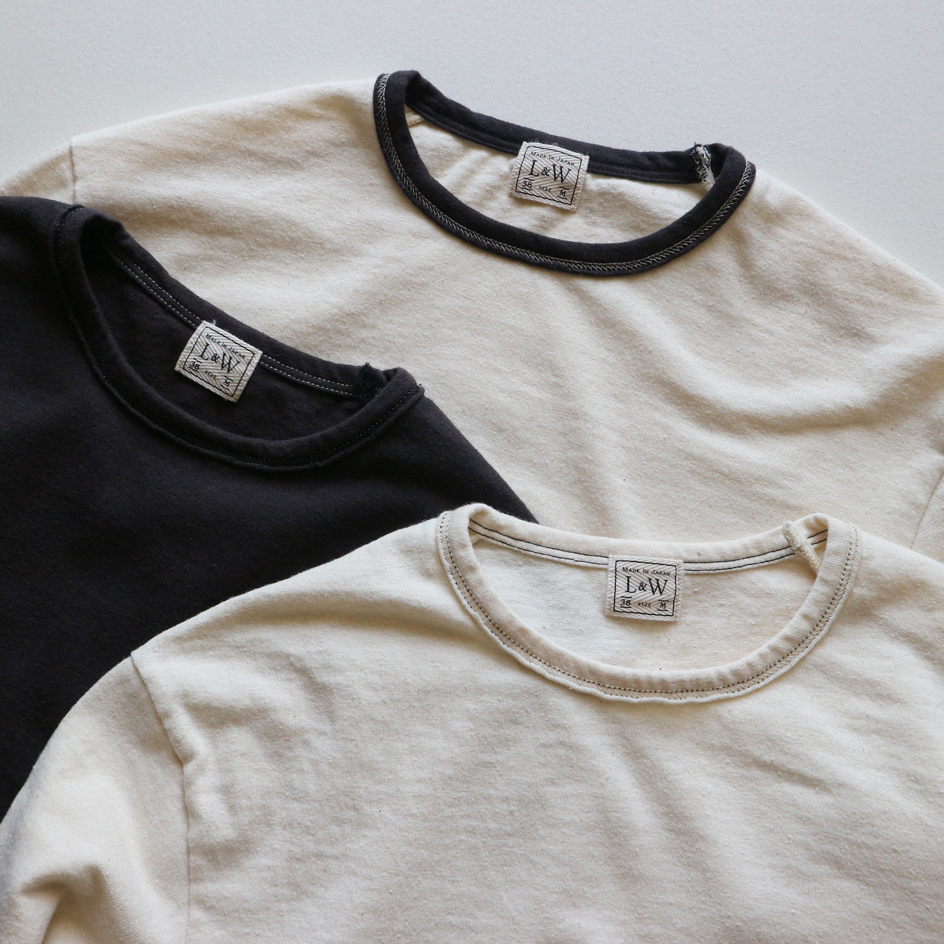 LRC1090 - RECYCLED NEP PLATING DOT SEAM L/S CREWNECK