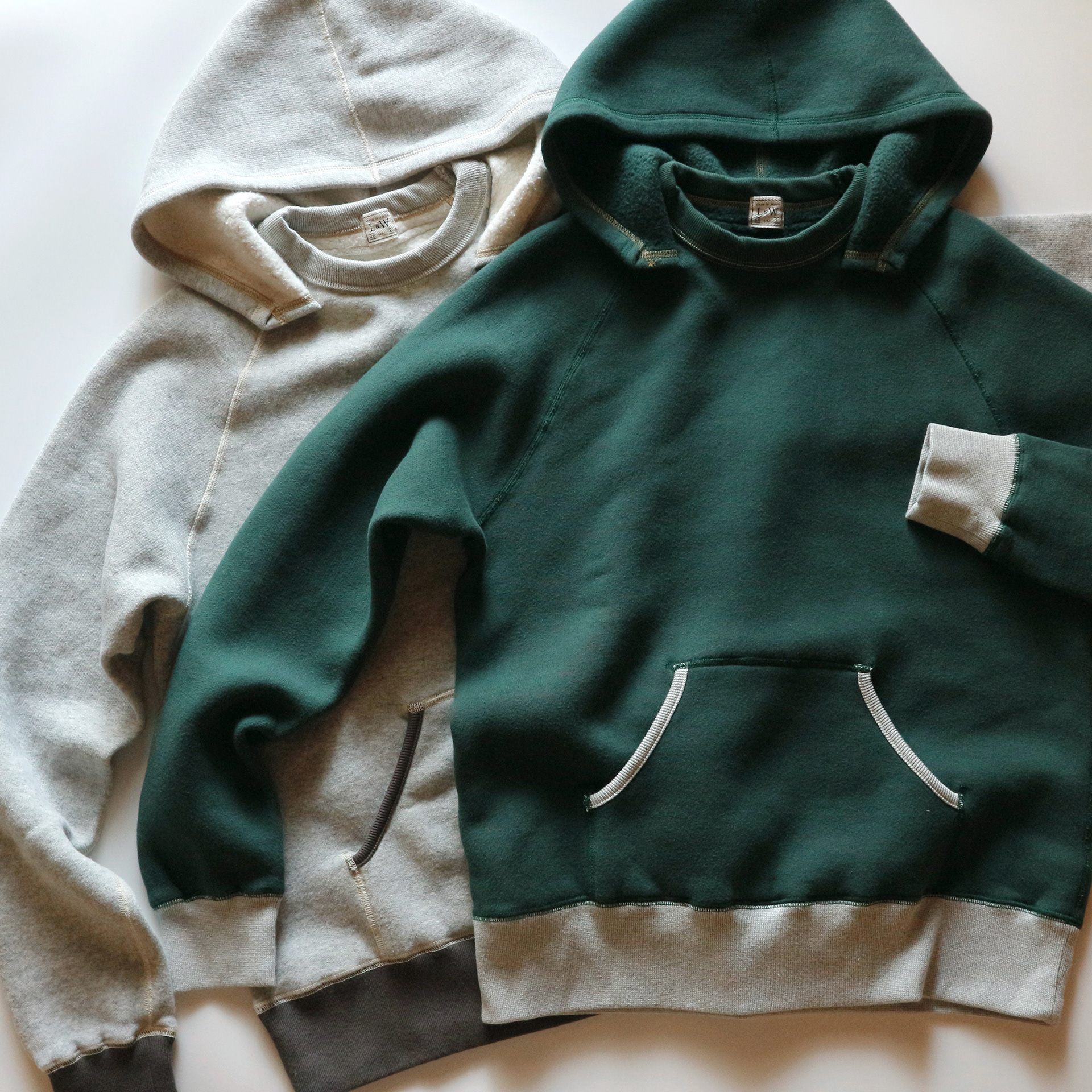 LCS1009 - SUPER FLUFFY KNIT RAGLAN AFTER HOODIE