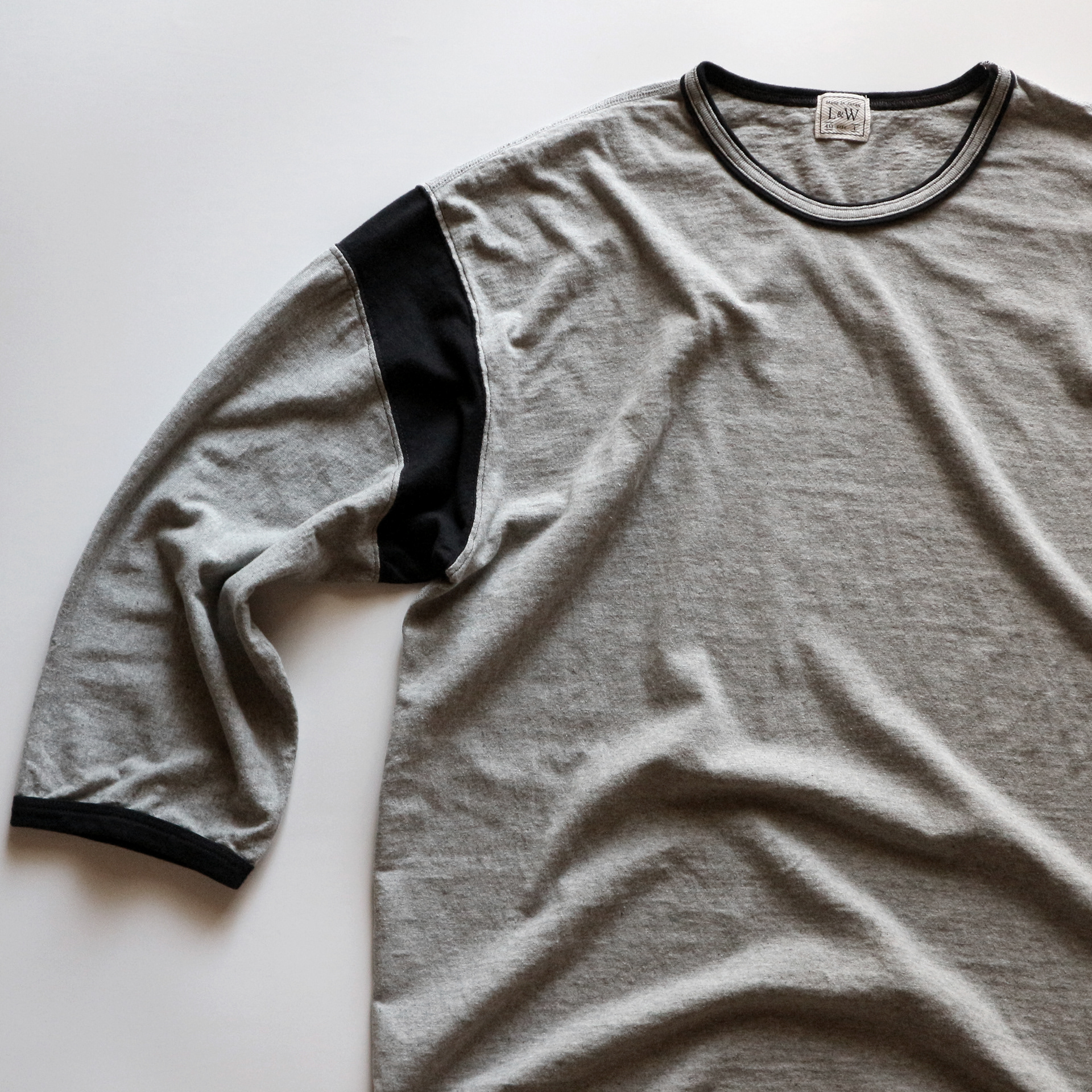 LRC1117 - SUPIMA COTTON CLASSIC 3/4 SLEEVE CREW