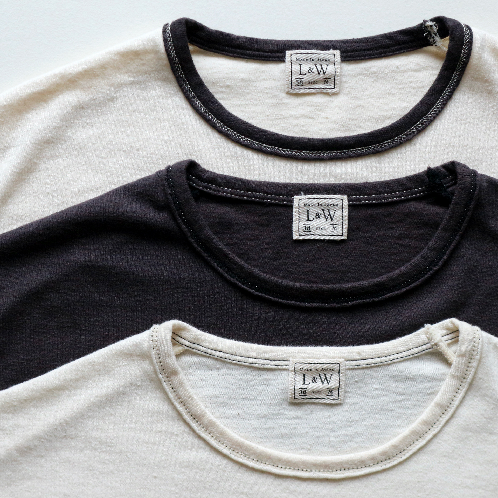 LRC1090 - RECYCLED NEP PLATING DOT SEAM L/S CREWNECK