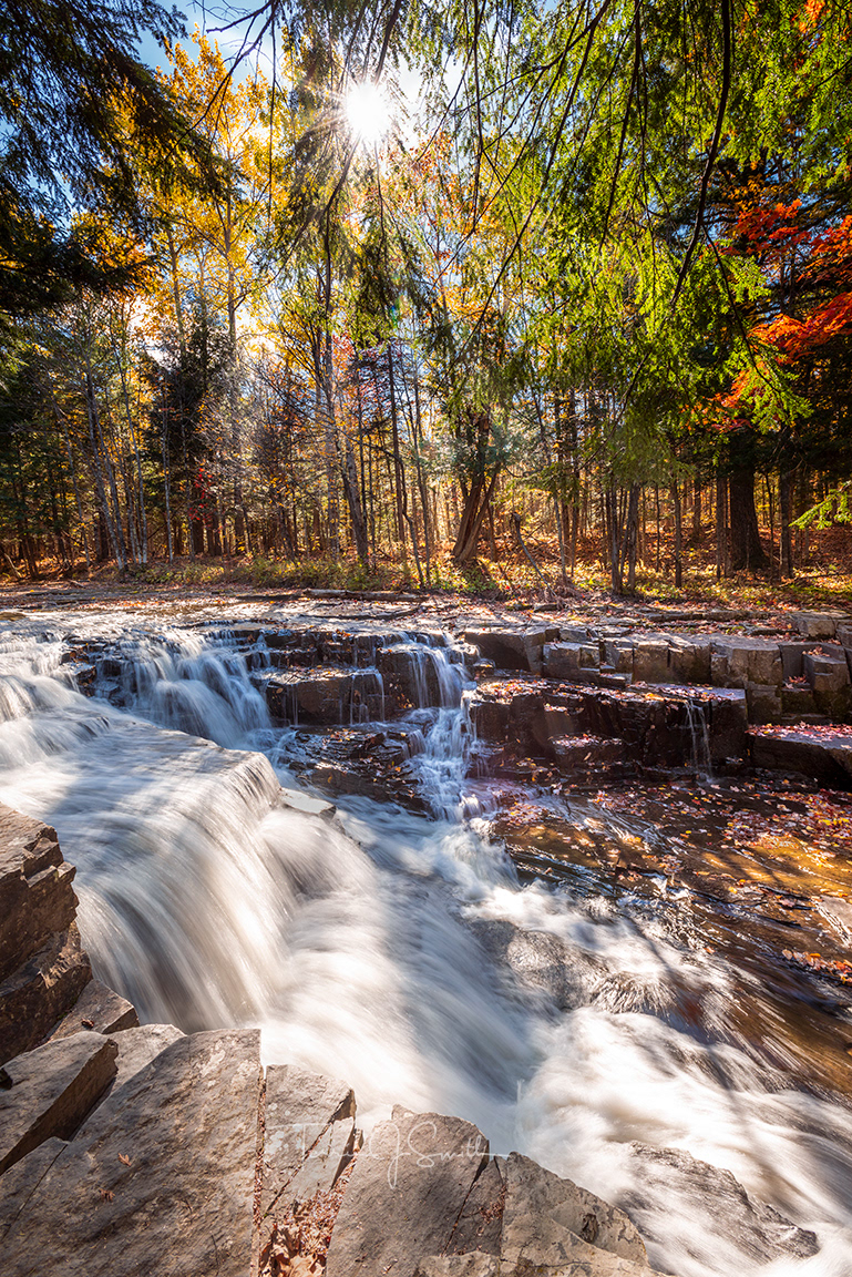 Michigan - Quartzite Falls