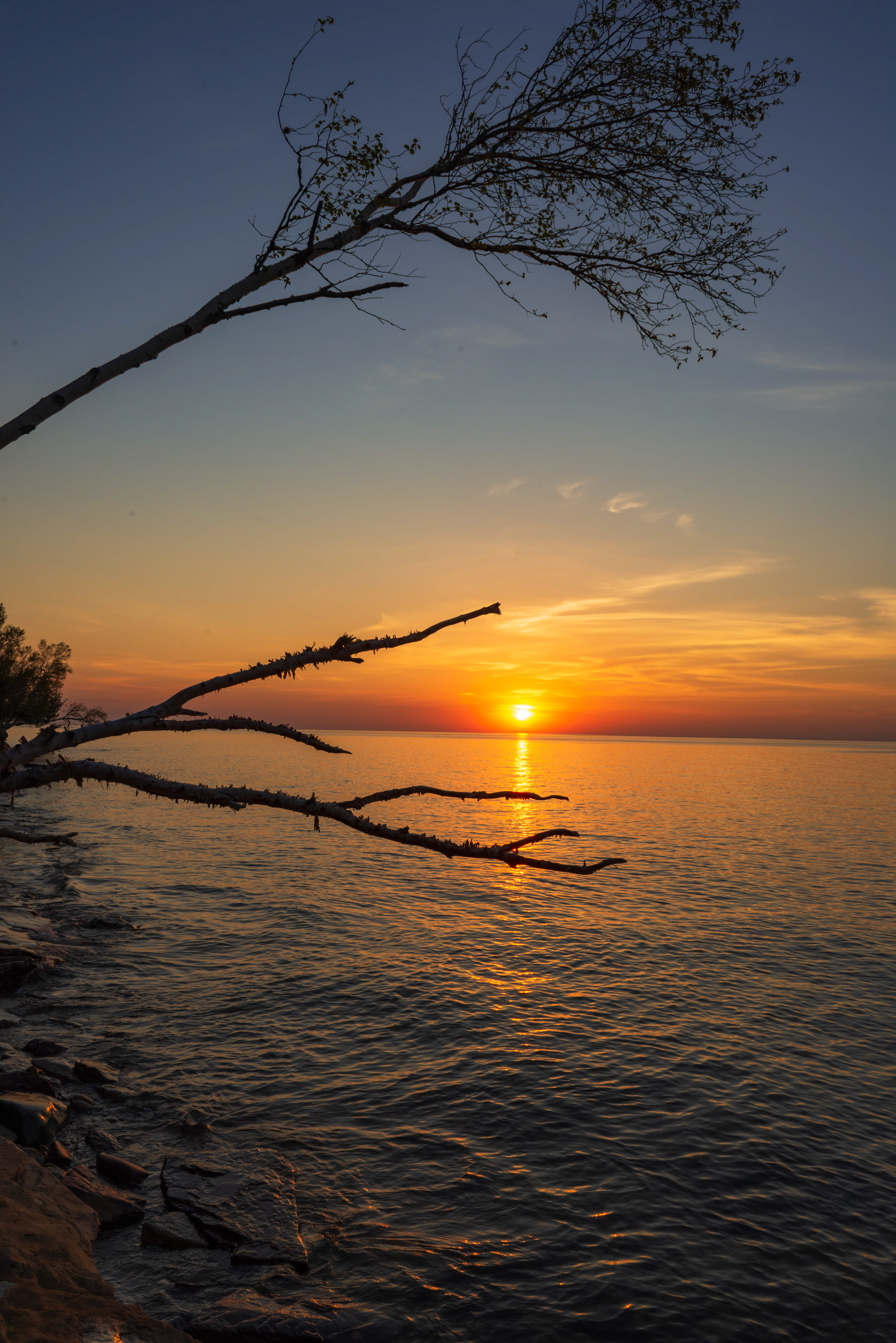 Lake Superior sunset, Michigan - June 2019