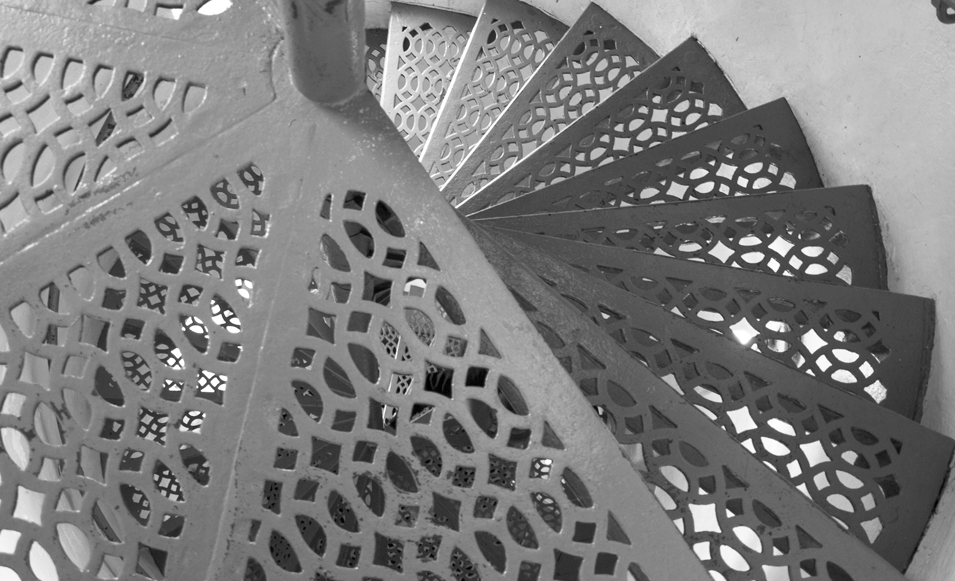 Point Iroquois Lighthouse stairs