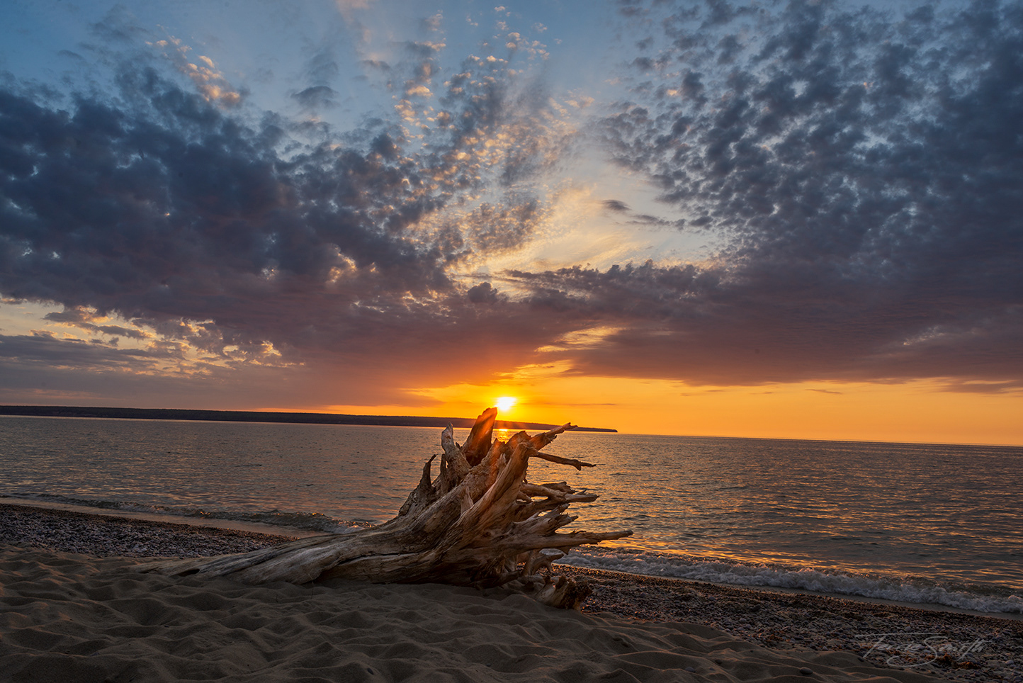 Miners Beach sunset, Michigan Upper Peninsula - June 2019