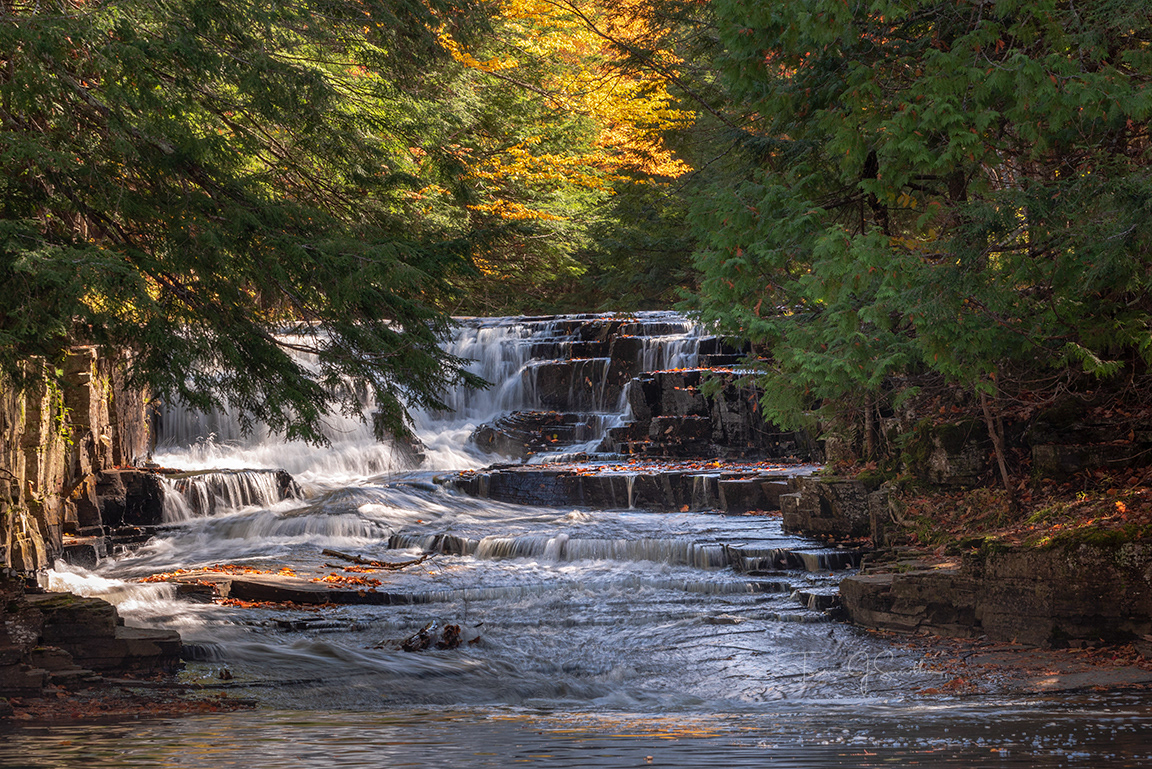 Michigan - Quartzite Falls