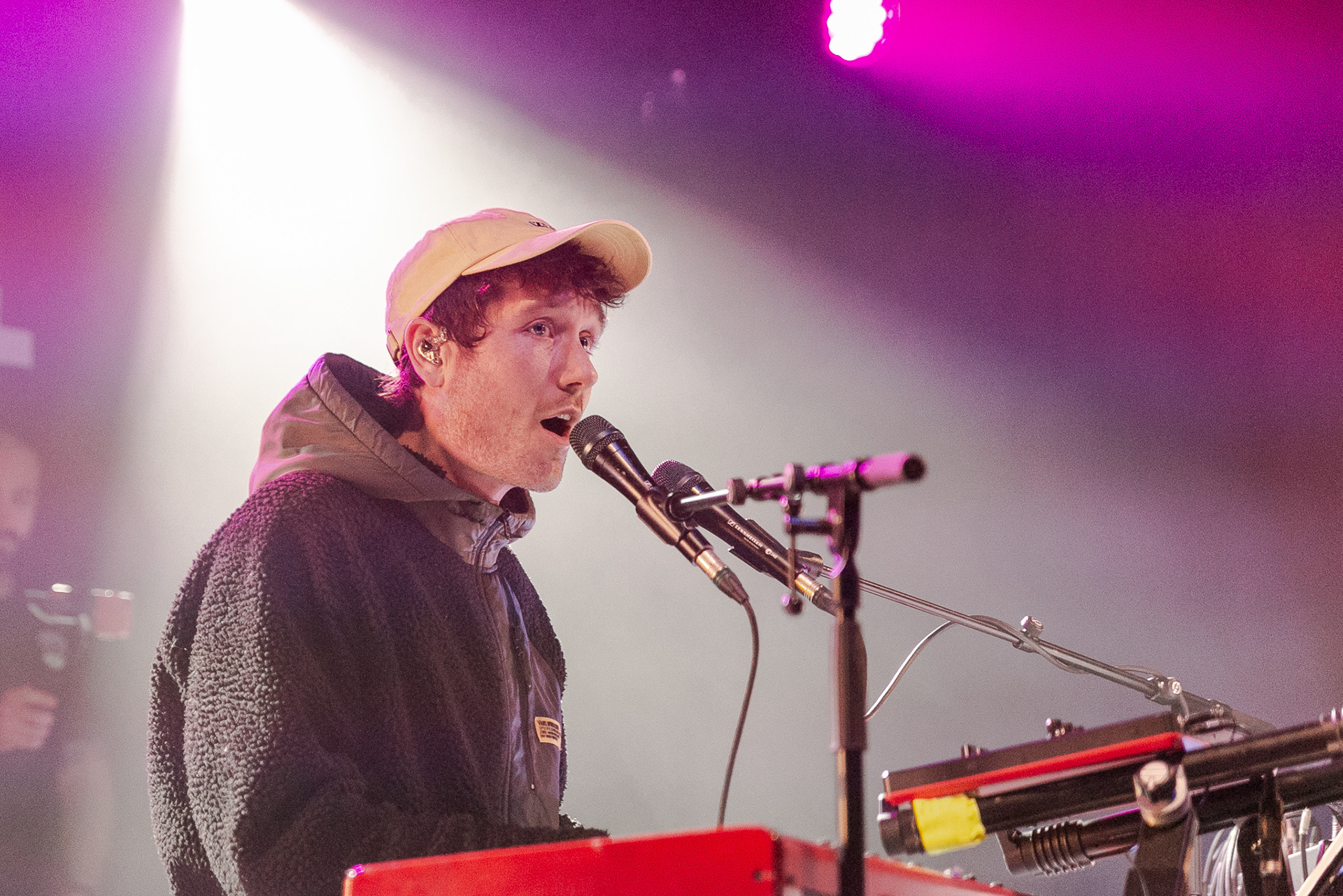 Bastille performing live on stage in Brighton at Concorde2 Dan Smit