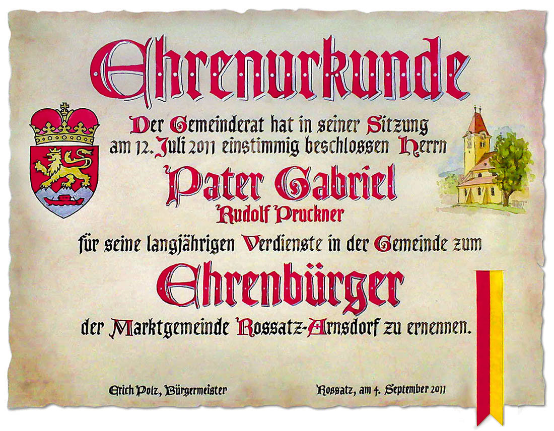 Urkunde handgemacht – Kalligrafie