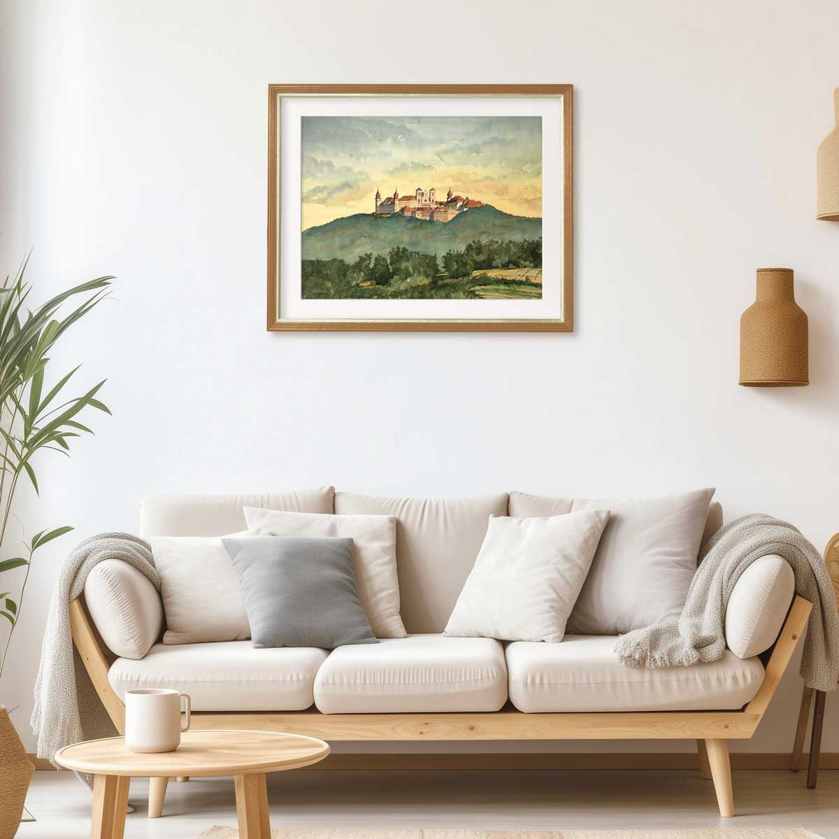 Format mit Rahmen ca. 60 x 50 cm (Symbolfoto)