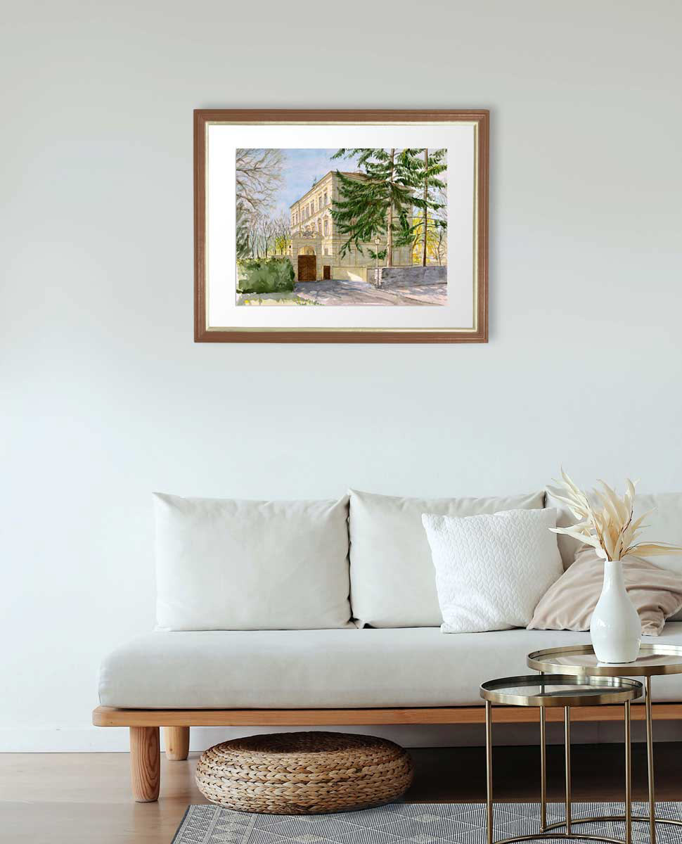 Format mit Rahmen 50 x 40 cm (Symbolfoto)