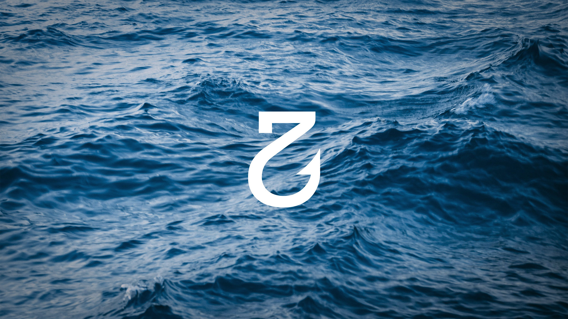 Zouras Fishers wild fish trader "Z" symbol over the sea.
