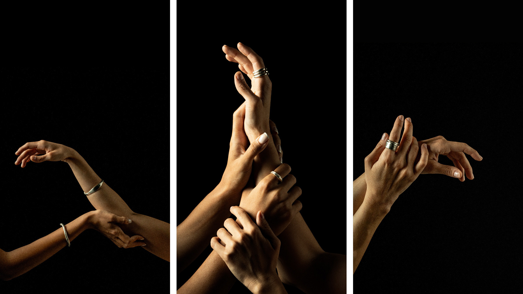 Iro Pothoulaki silver 925 jewelry hands photography