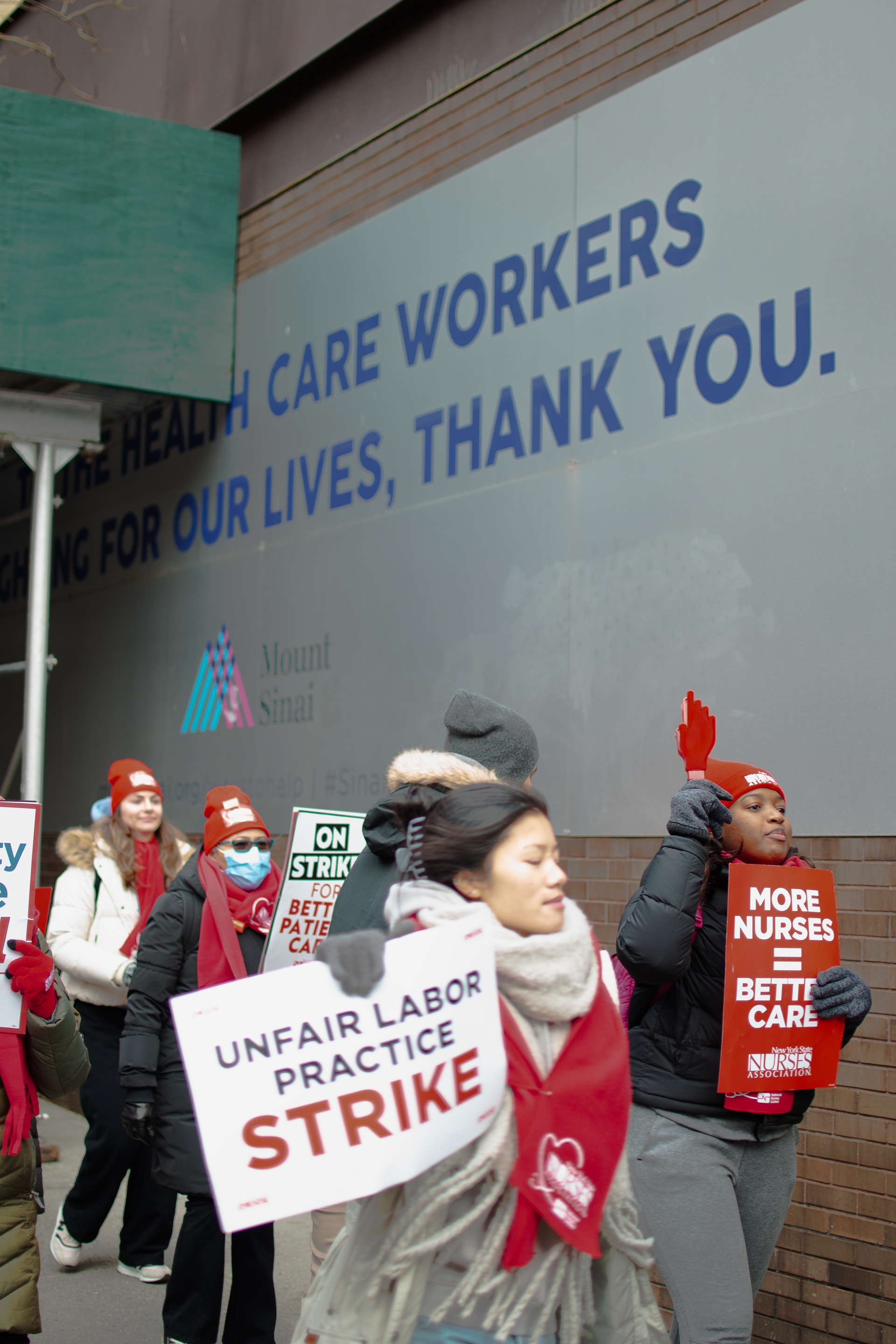 Mount Sinai Nurses Strike, Manhattan (2023)