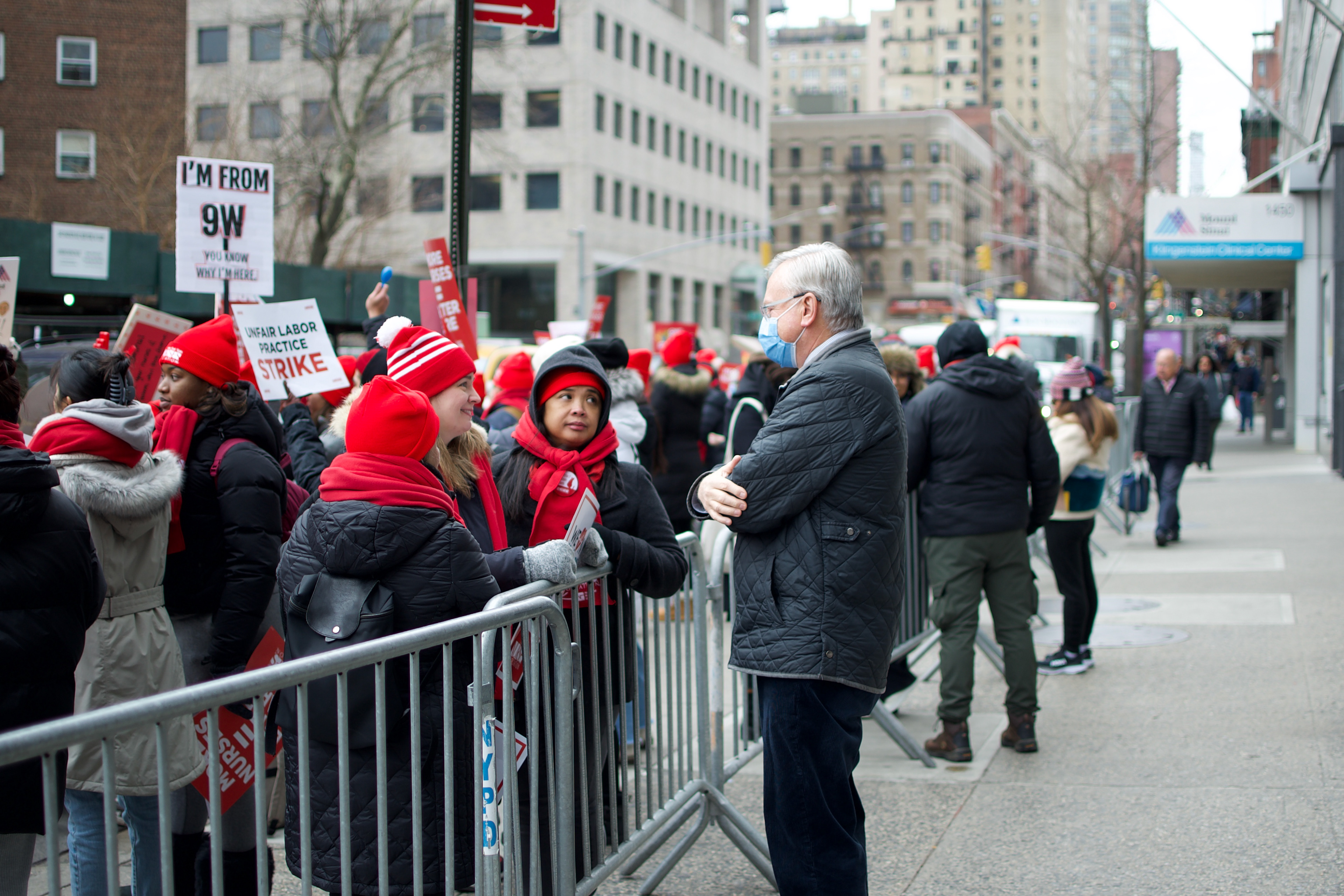 Mount Sinai Nurses Strike, Manhattan (2023)