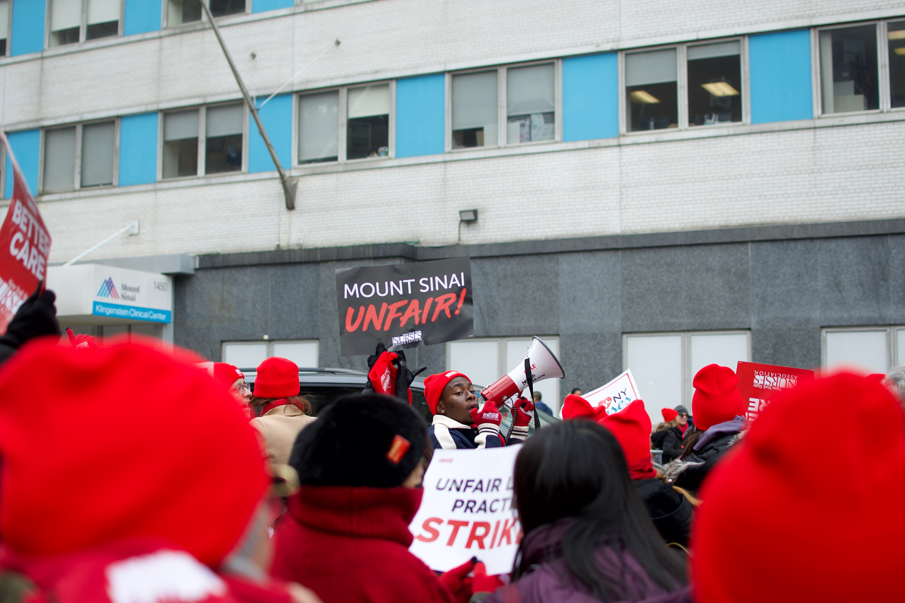 Mount Sinai Nurses Strike, Manhattan (2023)