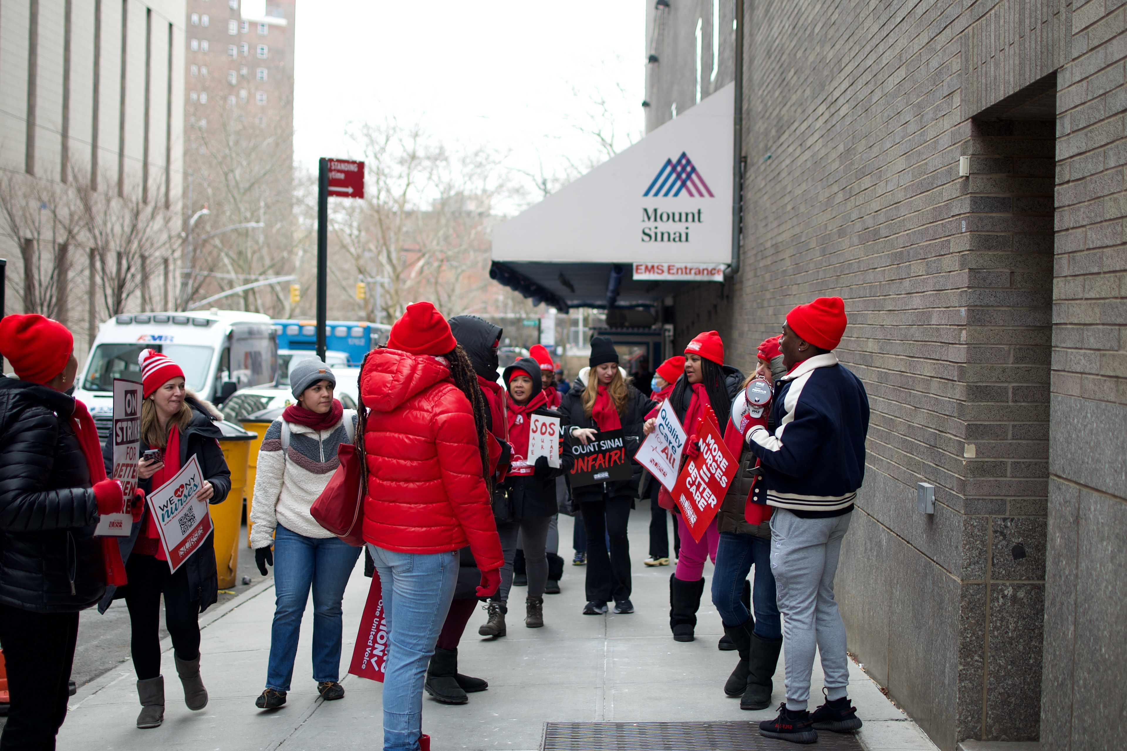 Mount Sinai Nurses Strike, Manhattan (2023)