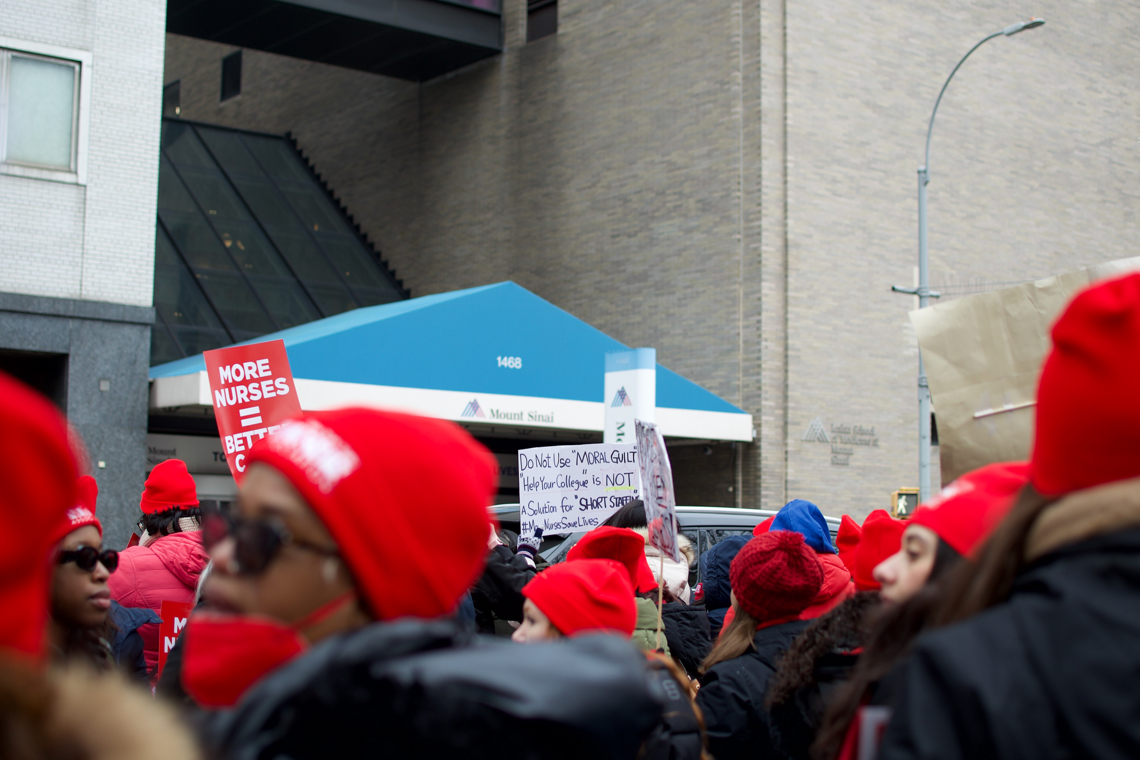 Mount Sinai Nurses Strike, Manhattan (2023)