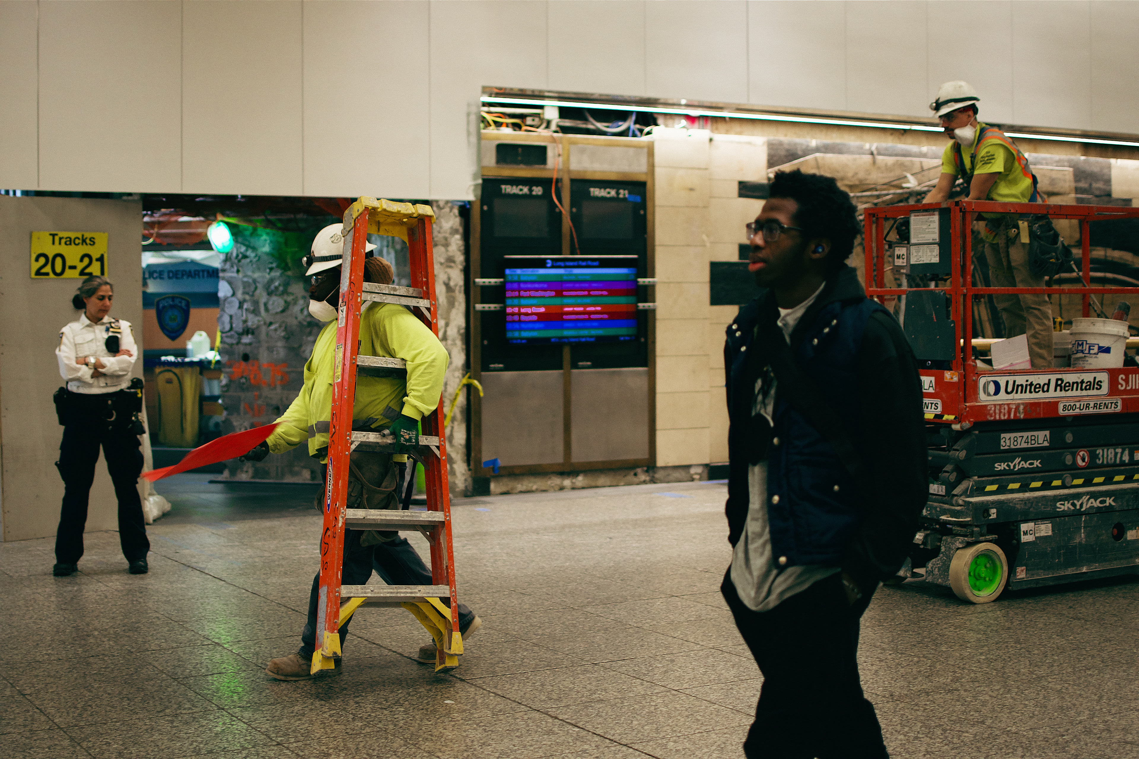 MTA Workers, Penn Station, Manhattan (2022)