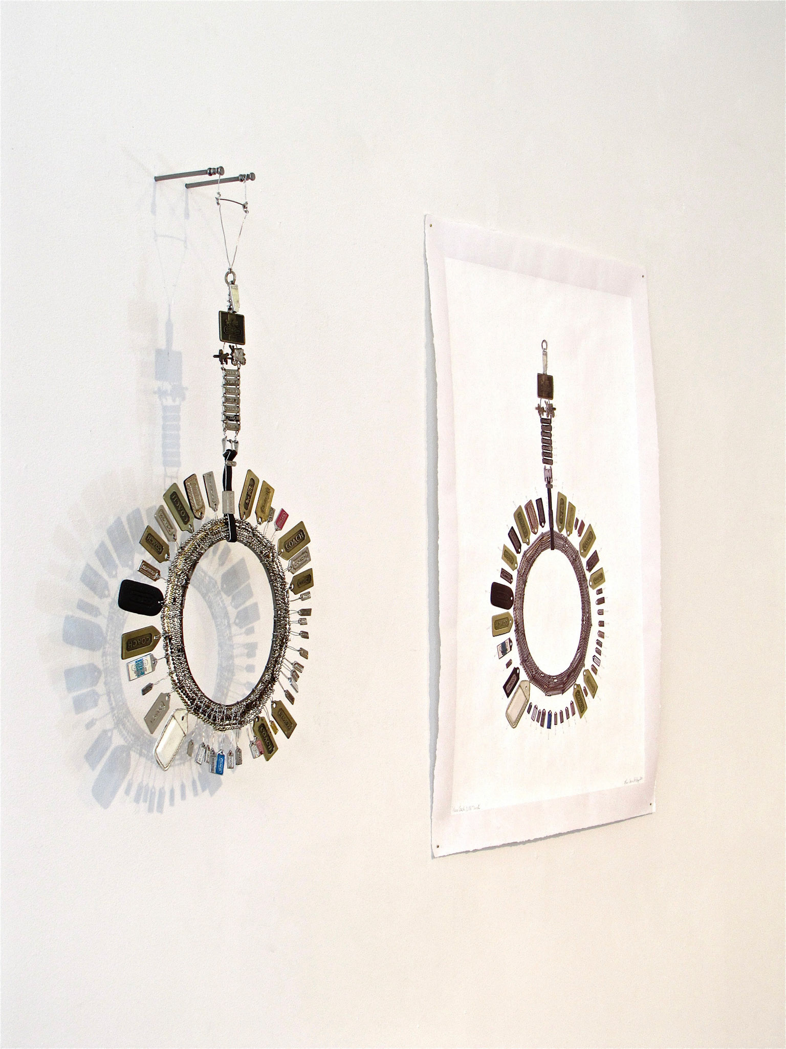 Have Coach, Will Travel (collage & sculpture)