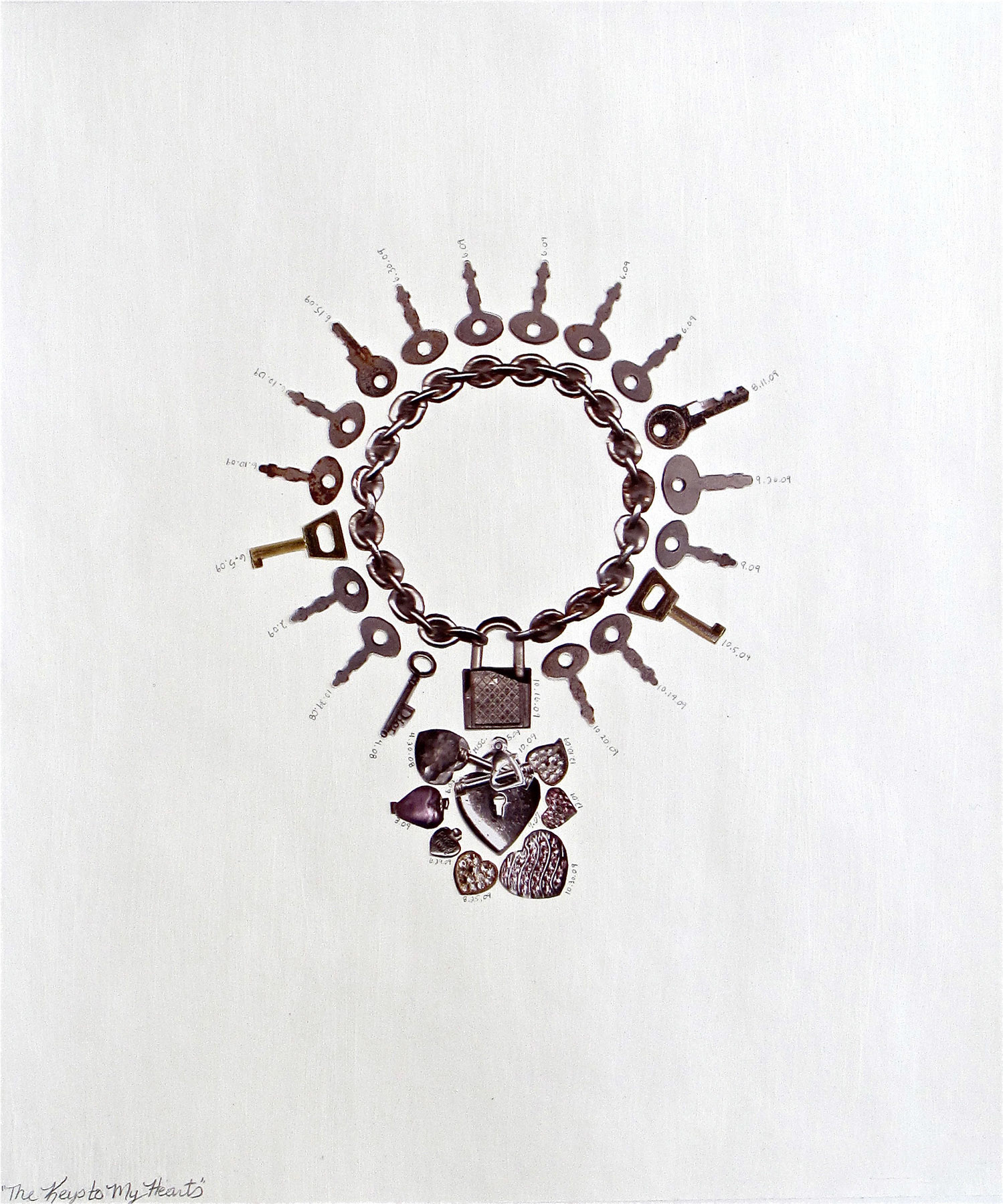 The Keys to My Hearts (collage)