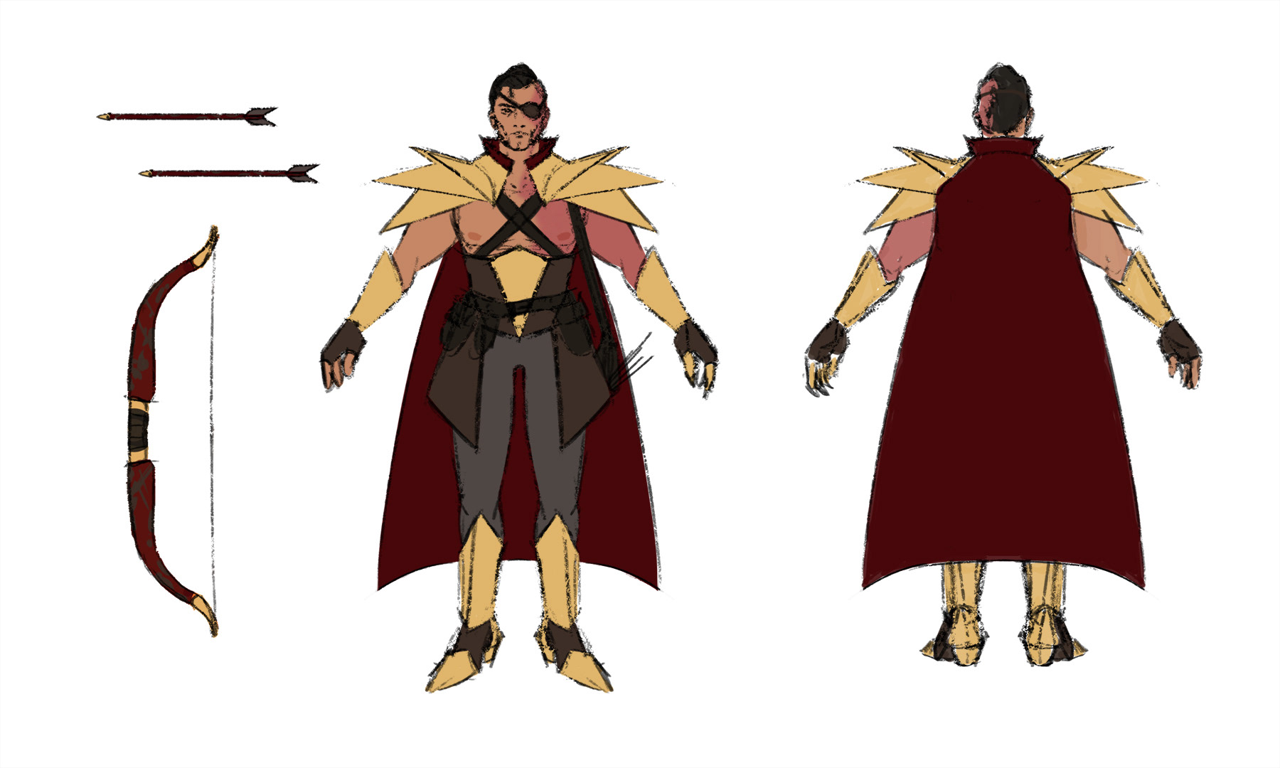 Initial Concept for Character "Zackariah"