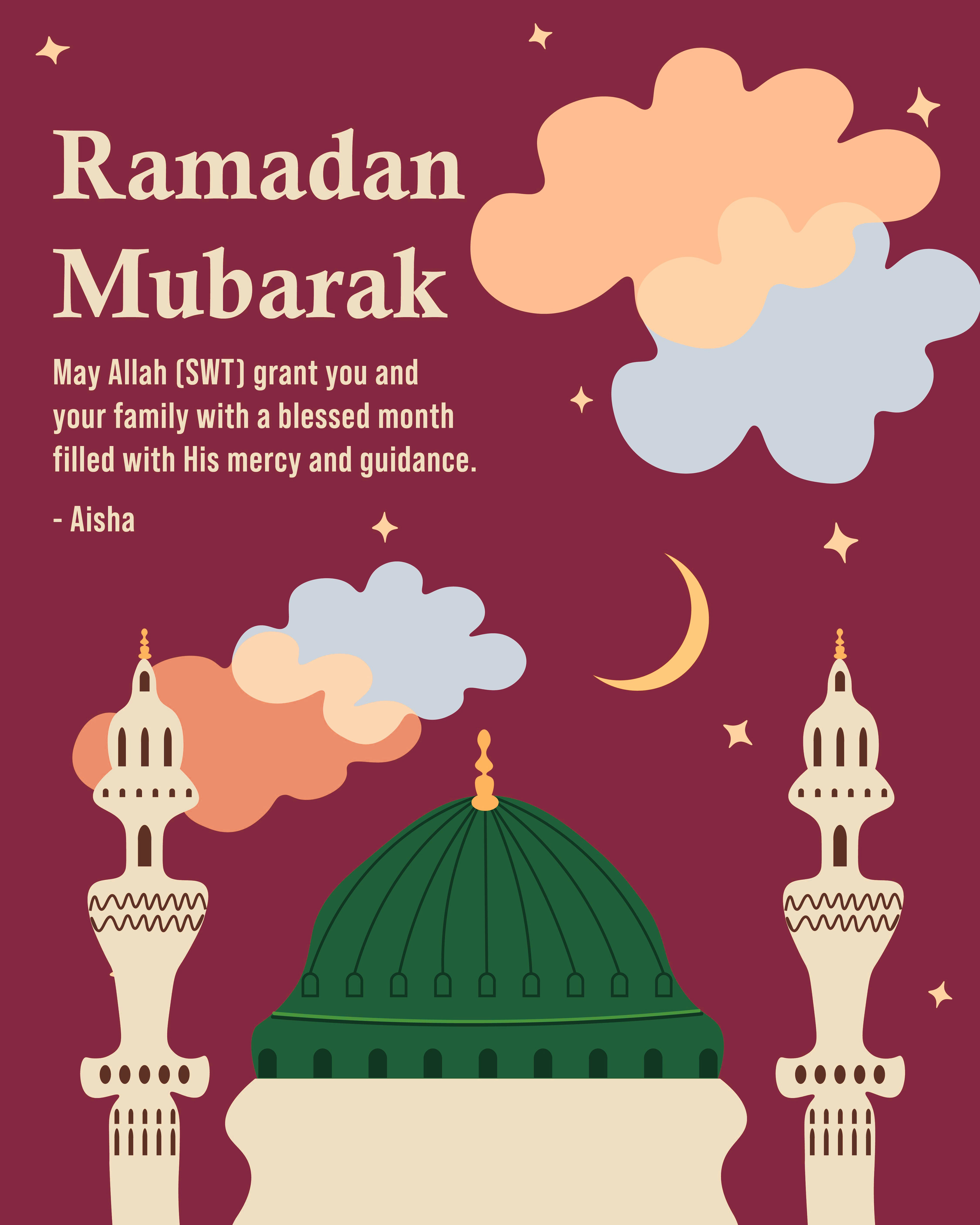 Personalized Ramadan Card