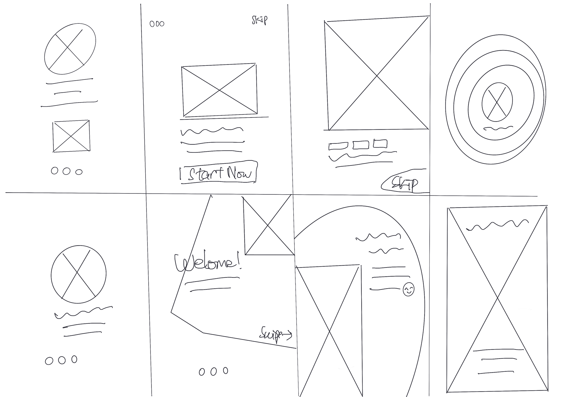 Splash screen sketch