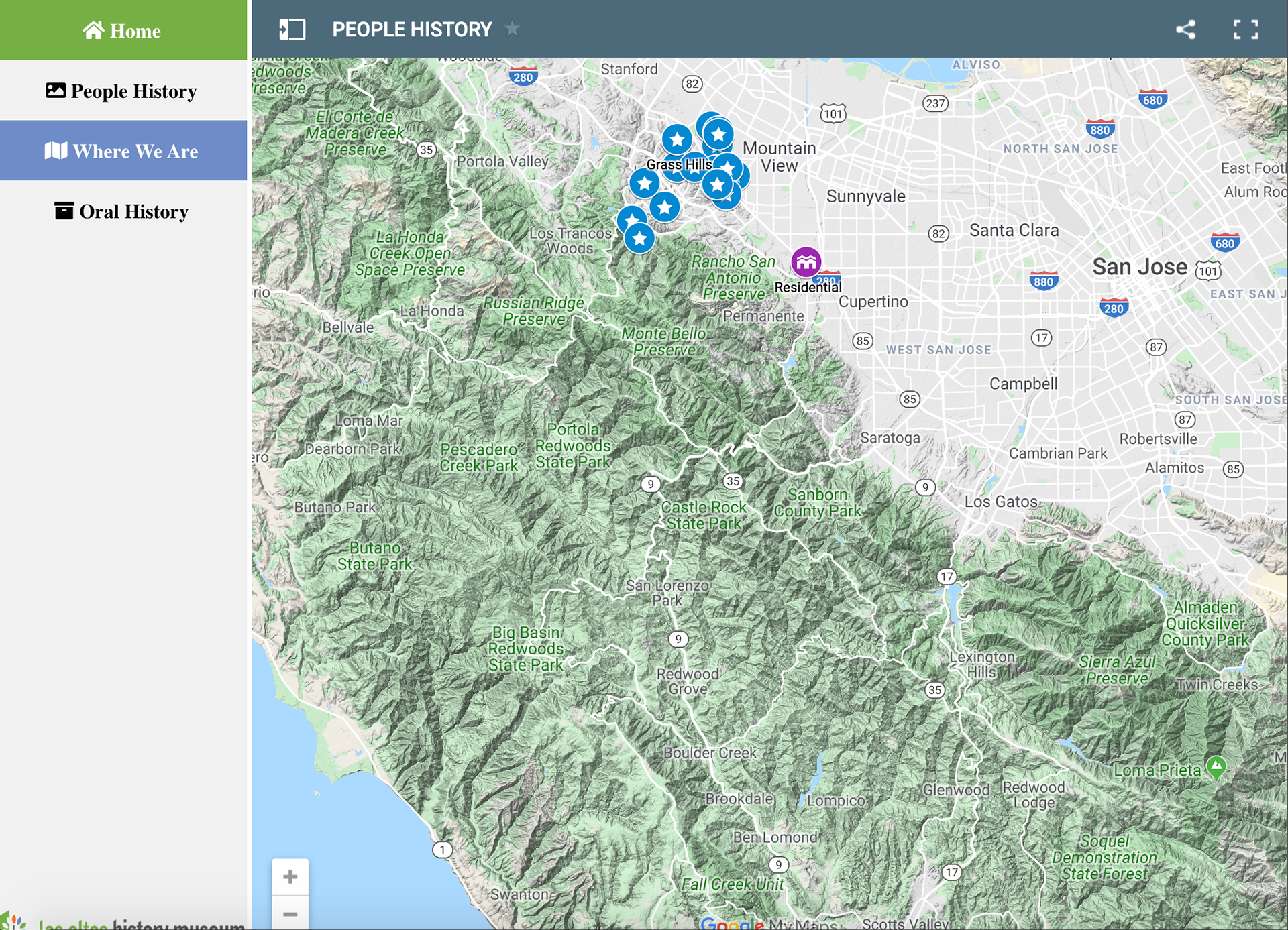 People History Maps without label