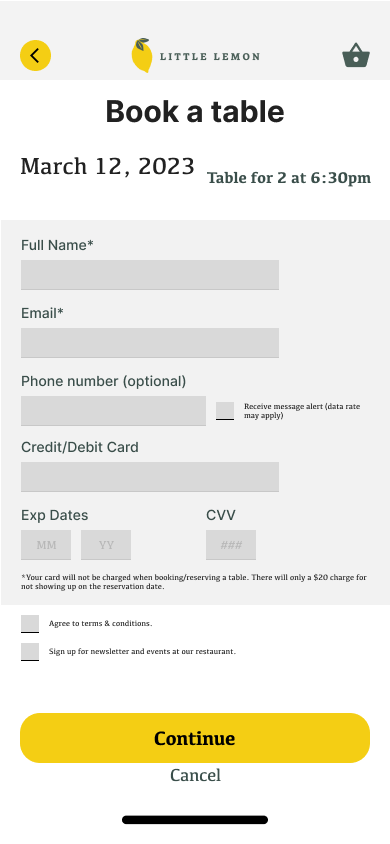 User info